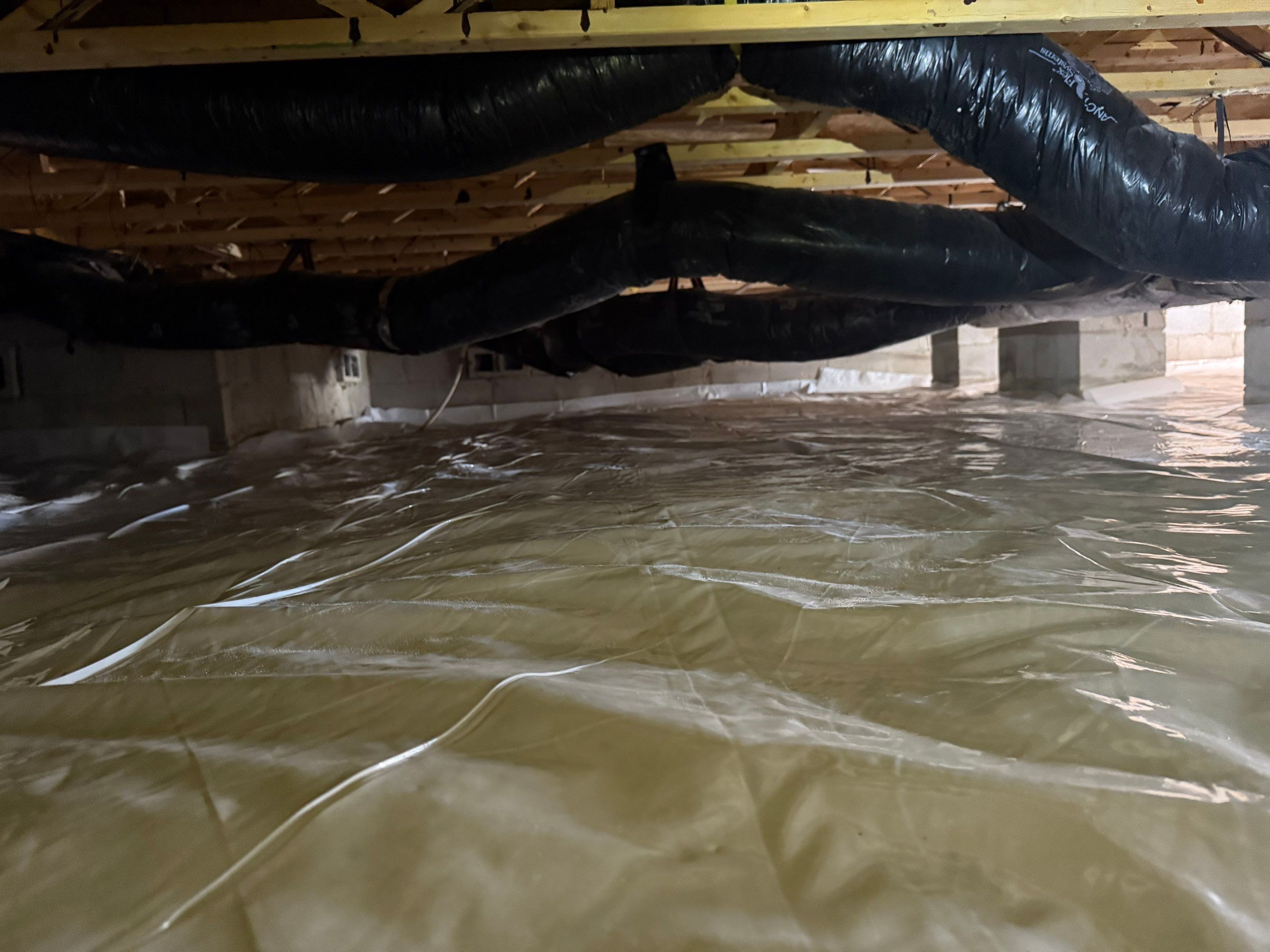 Project in Elizabeth City by Patriot Crawl Space Repairs