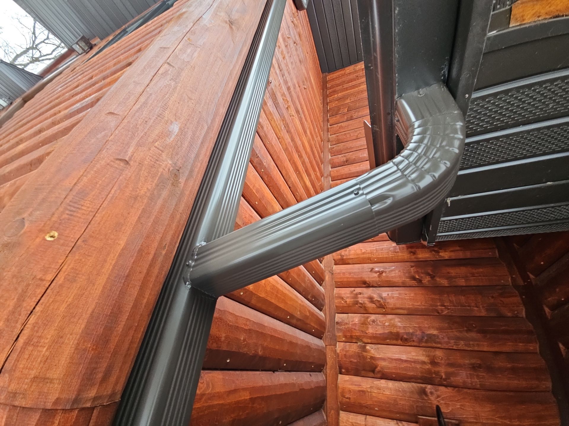 Gutter Replacement & Upgrade using 5" Seamless Aluminum Gutters by AA Seamless LLC
