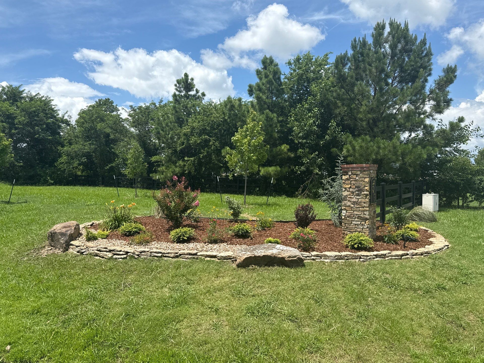 Project in Broken Arrow by Greenscapes Outdoor