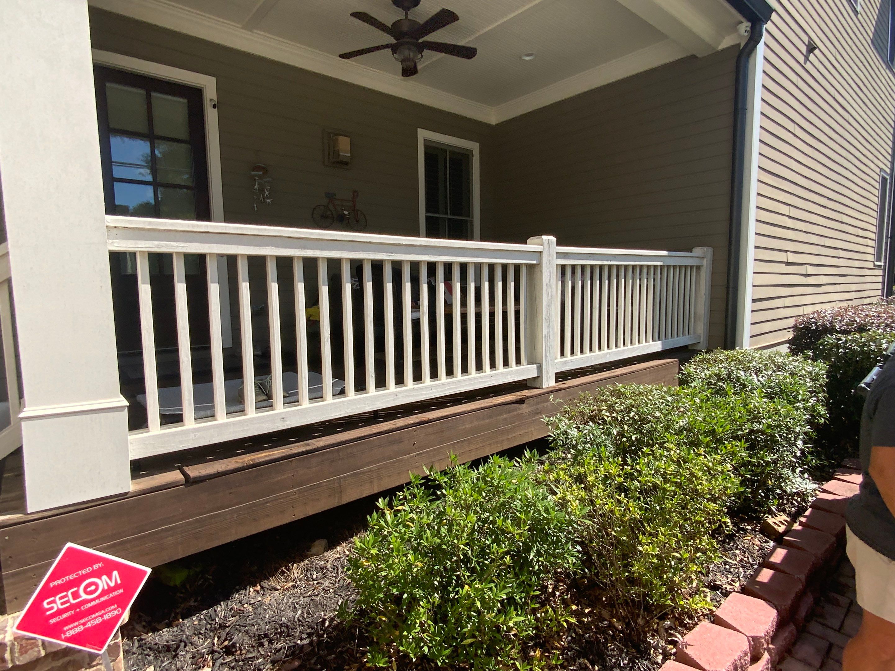 Modern Black Metal Railing and Composite Deck Upgrade in Norcross by Swift Home Renovations