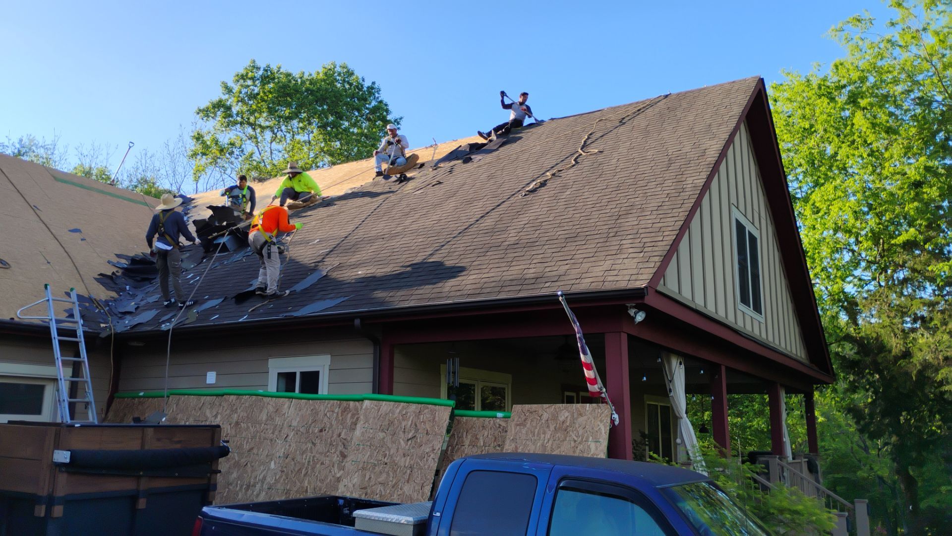 Tony's roof by BROCK BUILDERS 
