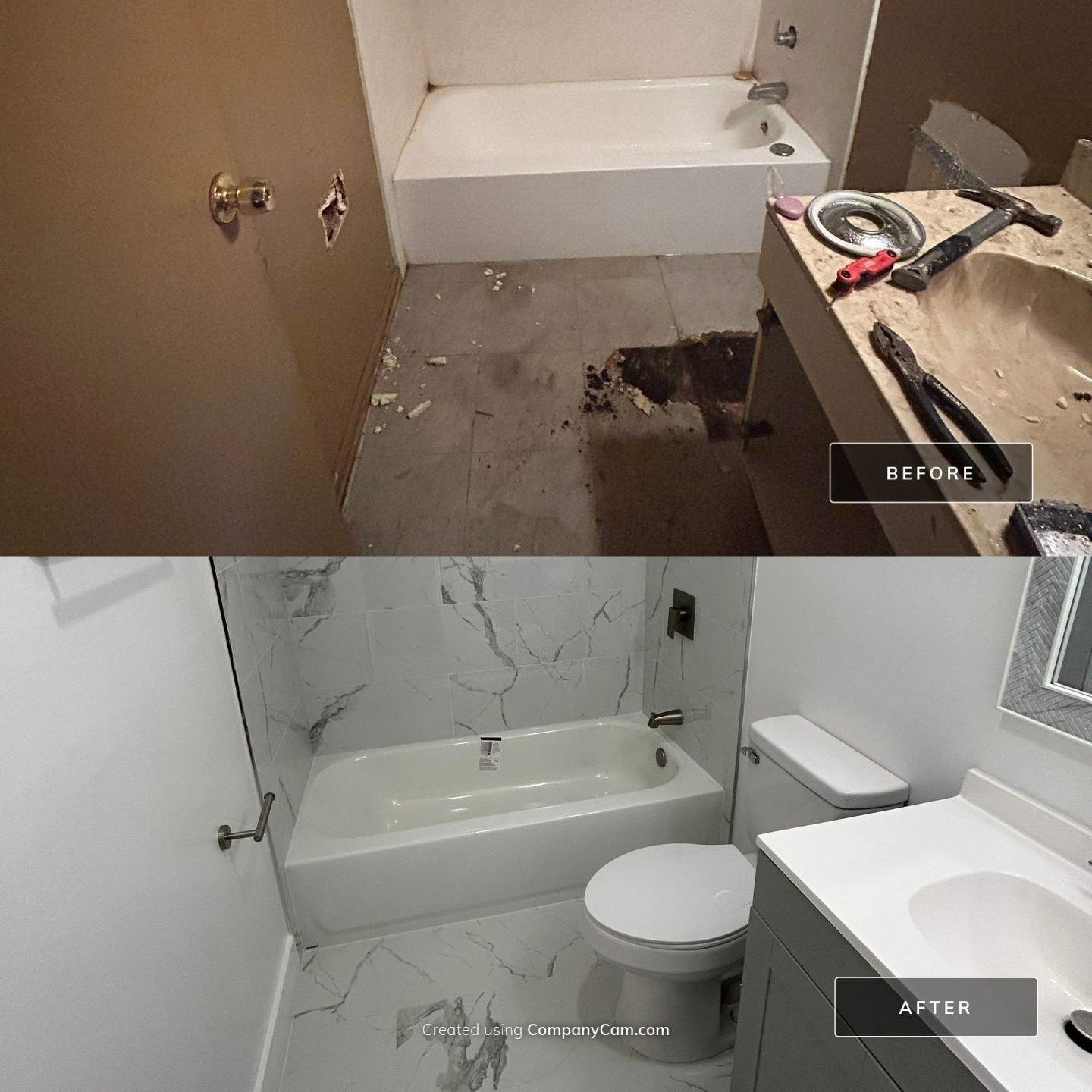 Residential Three-Bathroom Remodel – Full Interior Renovation by urban green energy llc