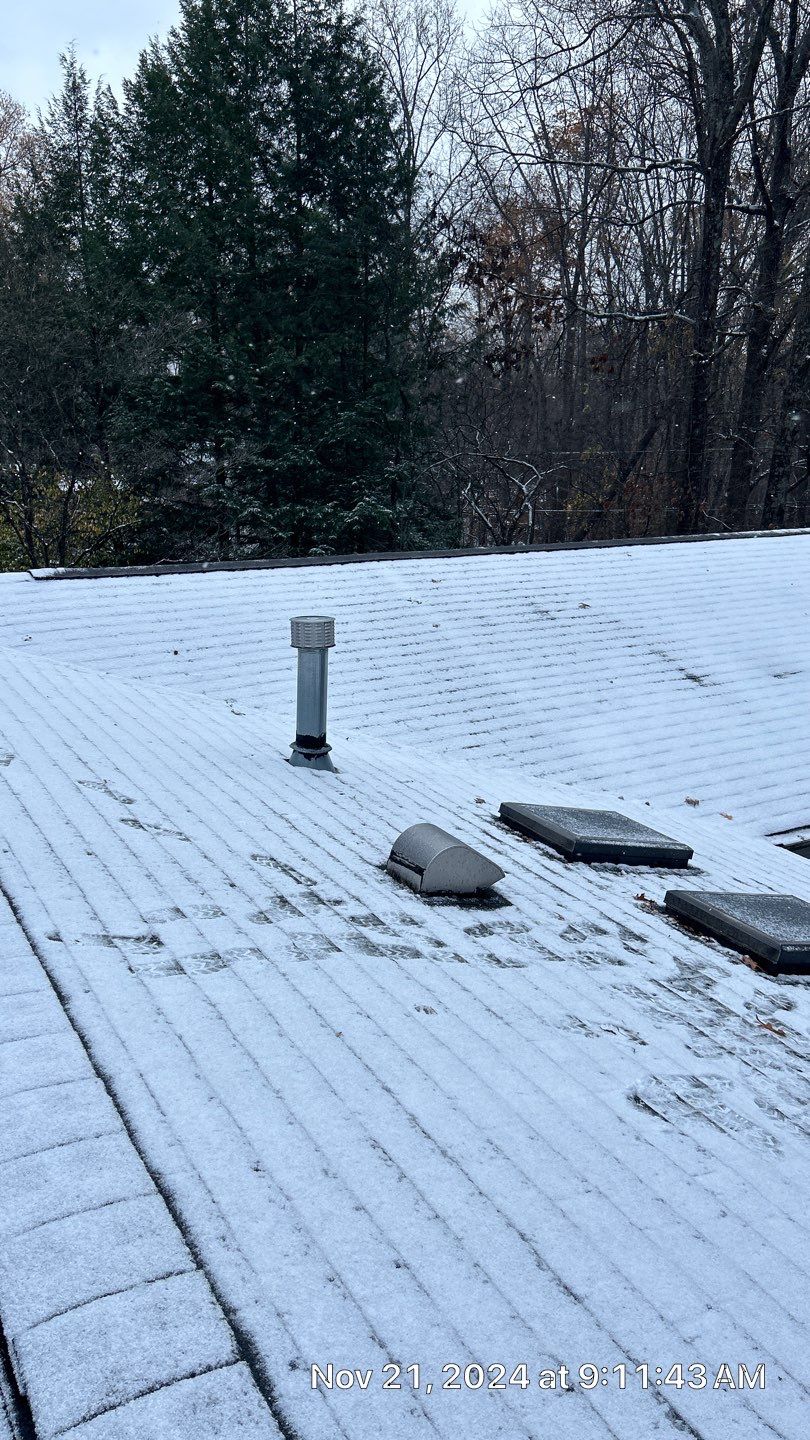 Residential Roofing Installation using Malarkey Vista AR Shingles (Black Oak) by Koontz Construction