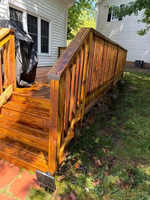 Deck using Wood Sealant