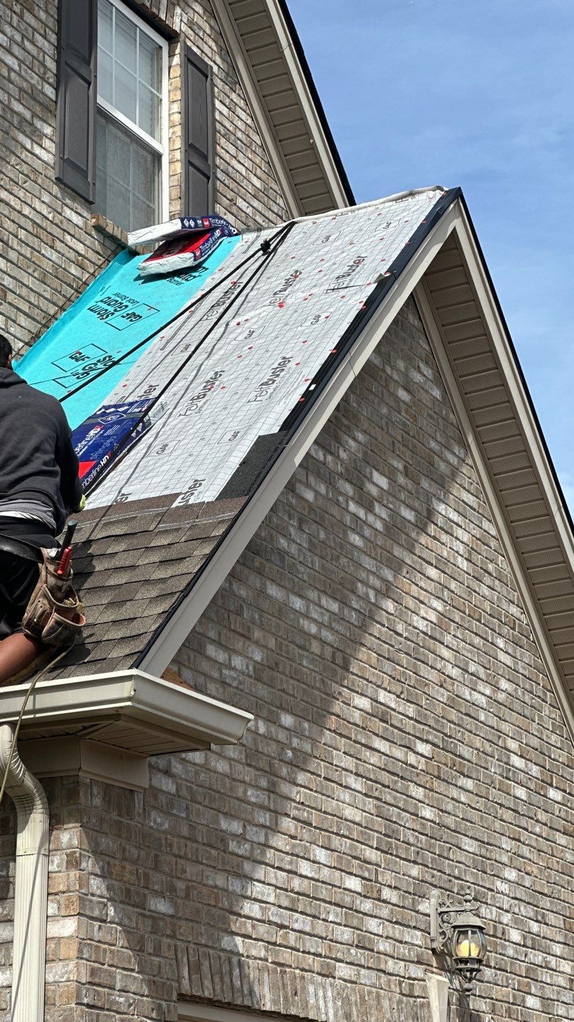 Residential Roofing Installation using Gaf Timberline HDZ Weathered Wood by Undersun Roofing 
