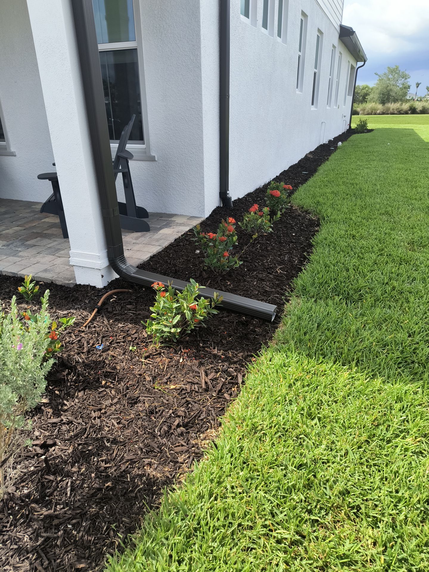 Dark Bronze Gutter Installation in Bradenton FL by Gutter Professors