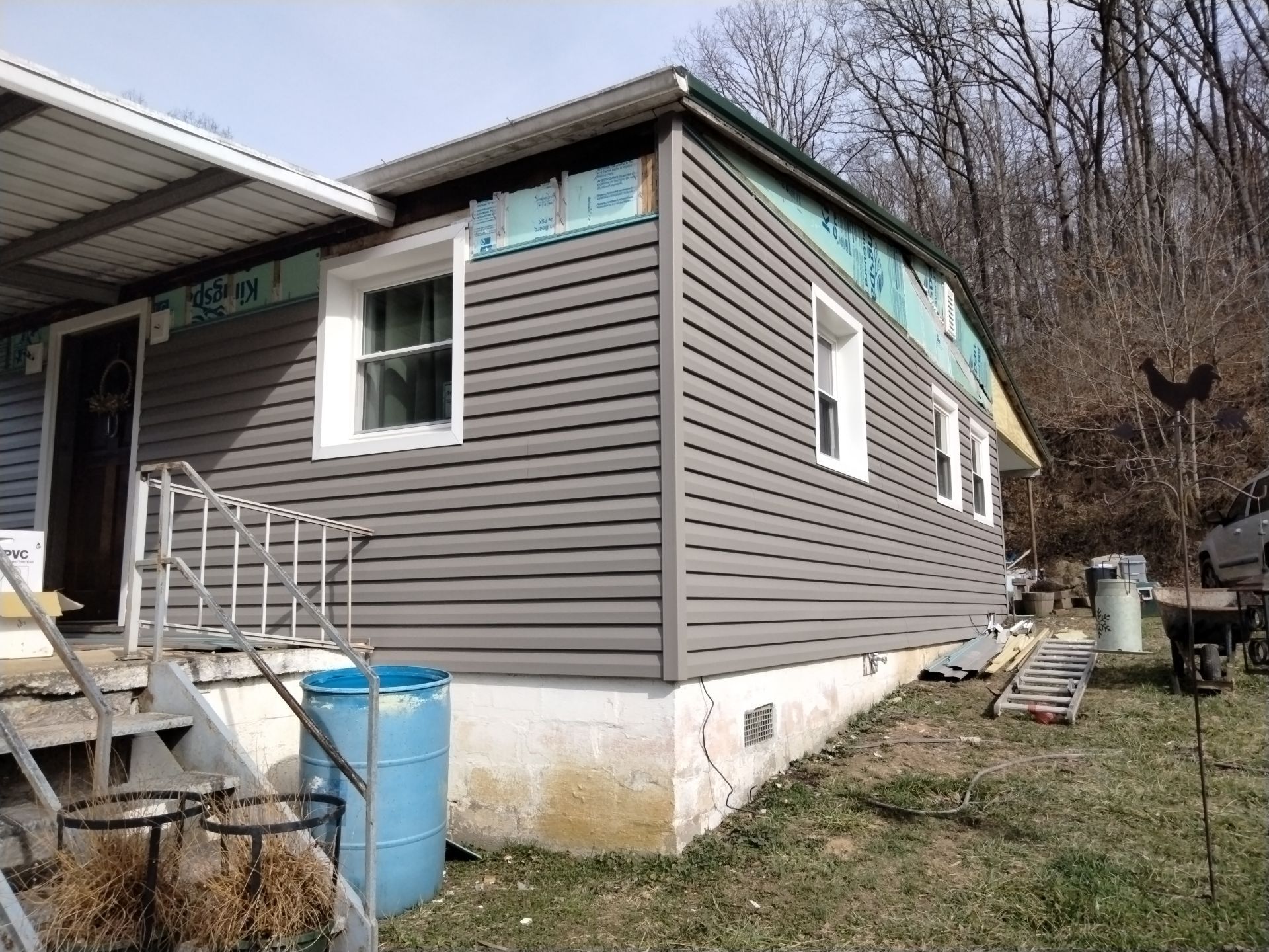 Secure Construction Company Inc. is thrilled to present the dramatic transformation of a residential property, given a new lease on life through our expert renovation work. by Secure Construction Company Inc