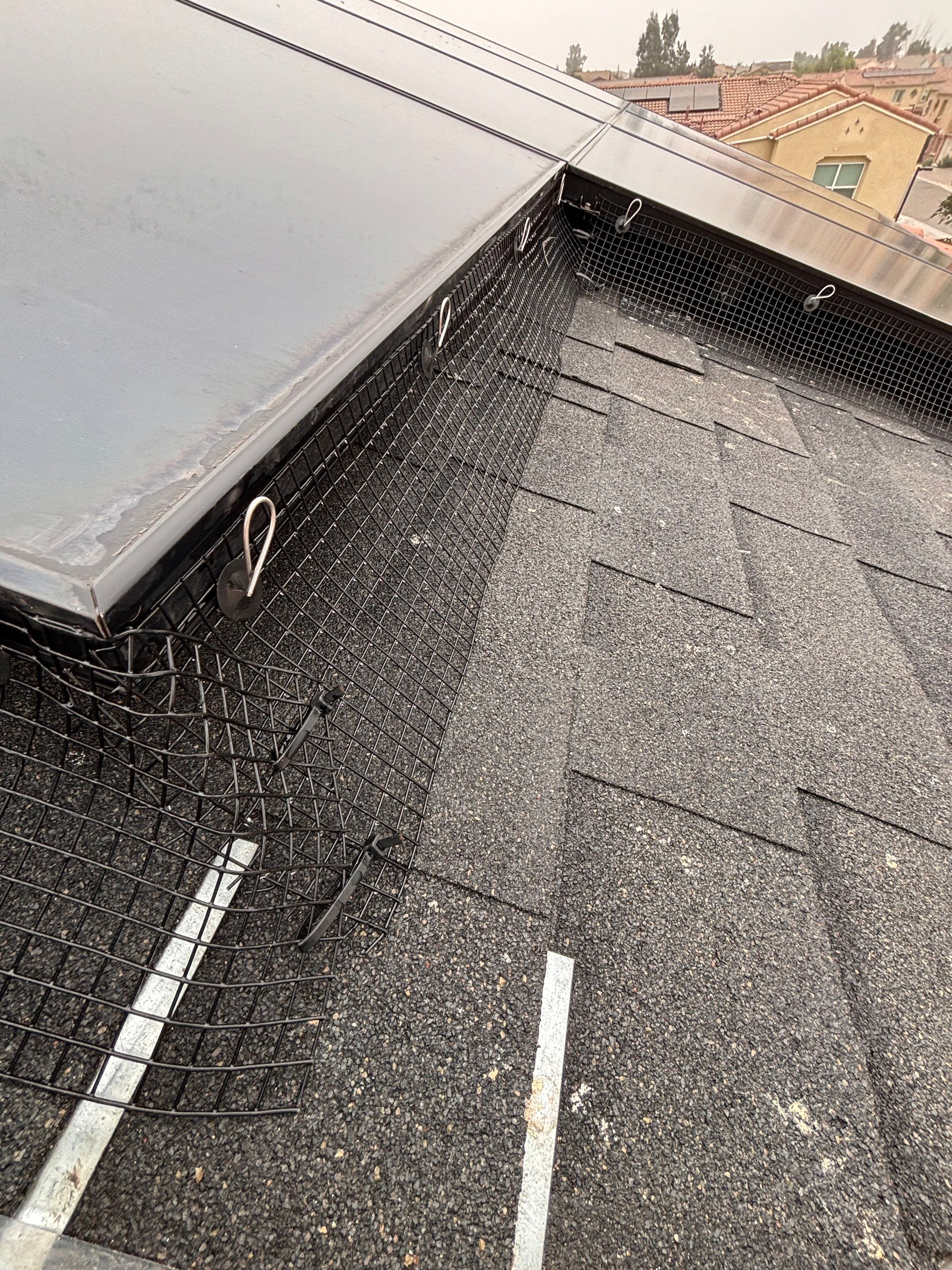 Solar Panel Bird Proofing in Fontana Ca by Palm Coast Solar Cleaning