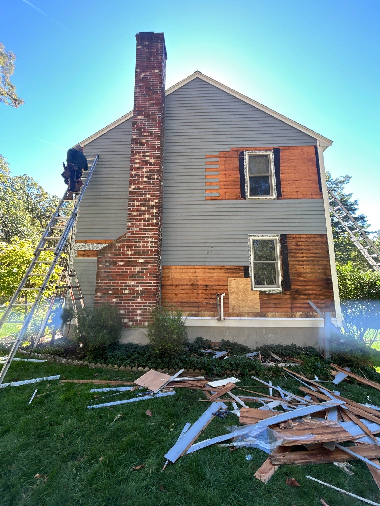 Clapboard, Trim & Gutter Replacement – Groton, MA by Mighty Dog Roofing of Greater Middlesex County