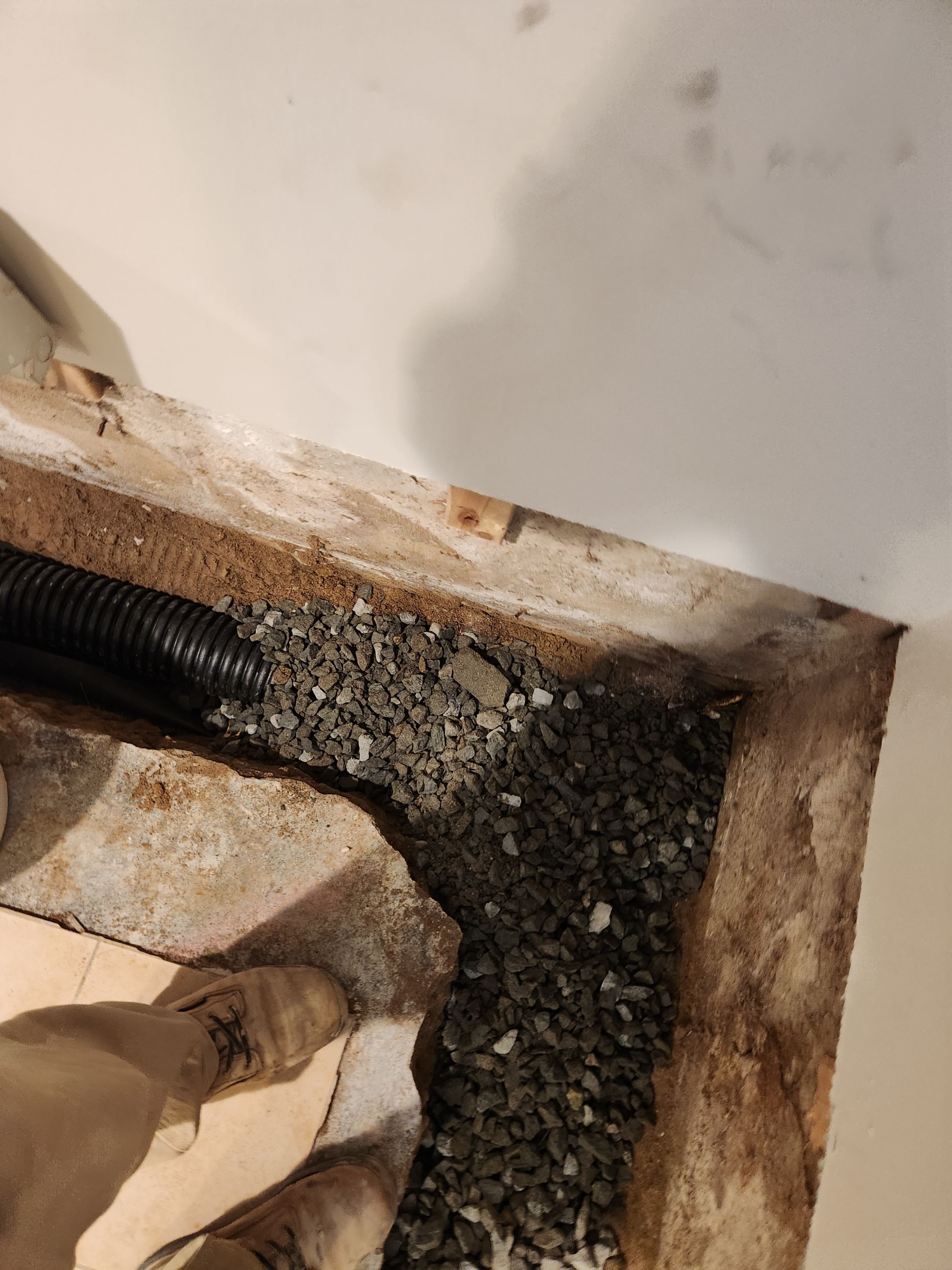 Interior French Drain Newton NJ by Pure Service Pro, LLC 