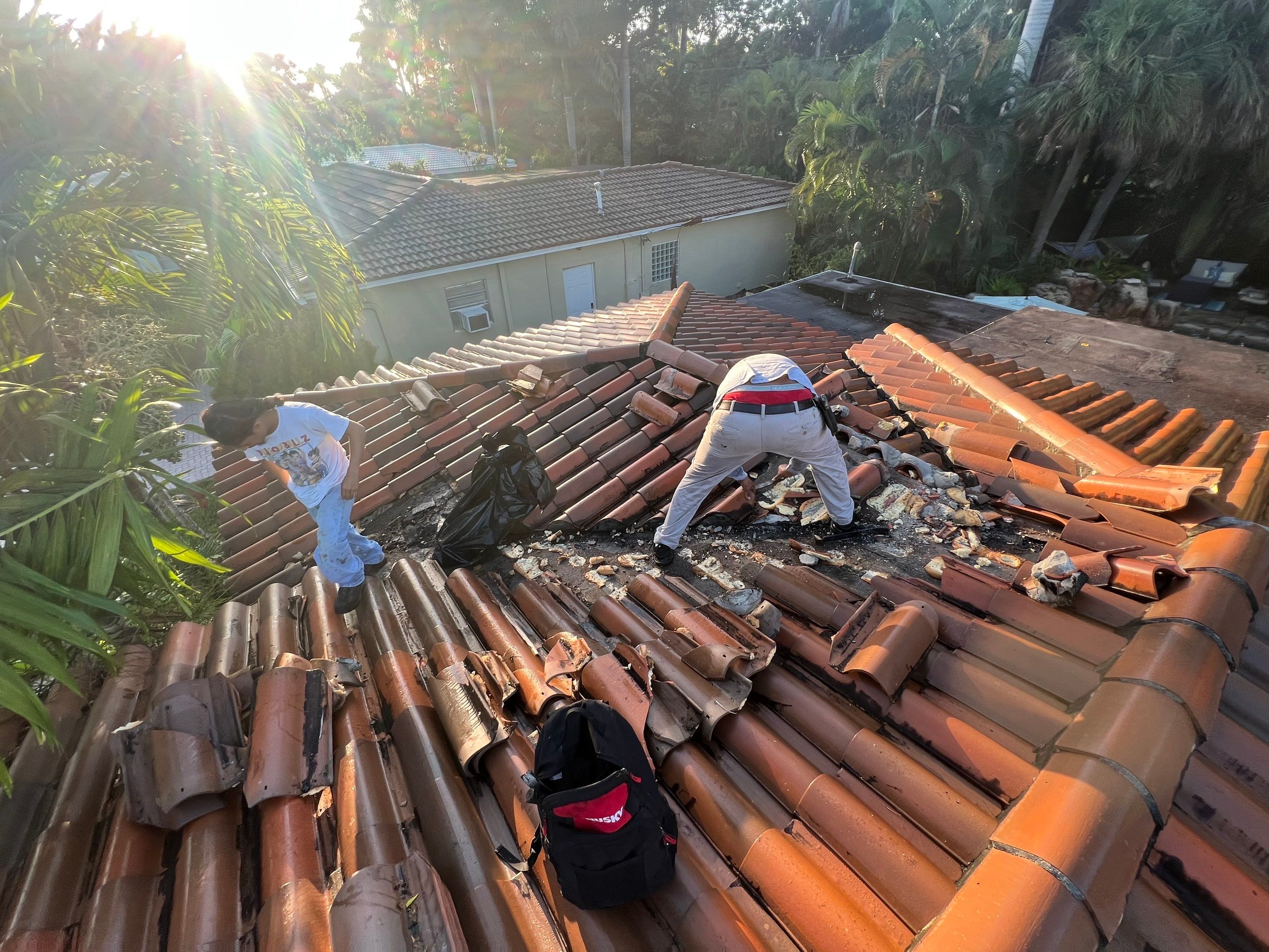 Jefferson St., Hollywood, FL by G&J Roofing 