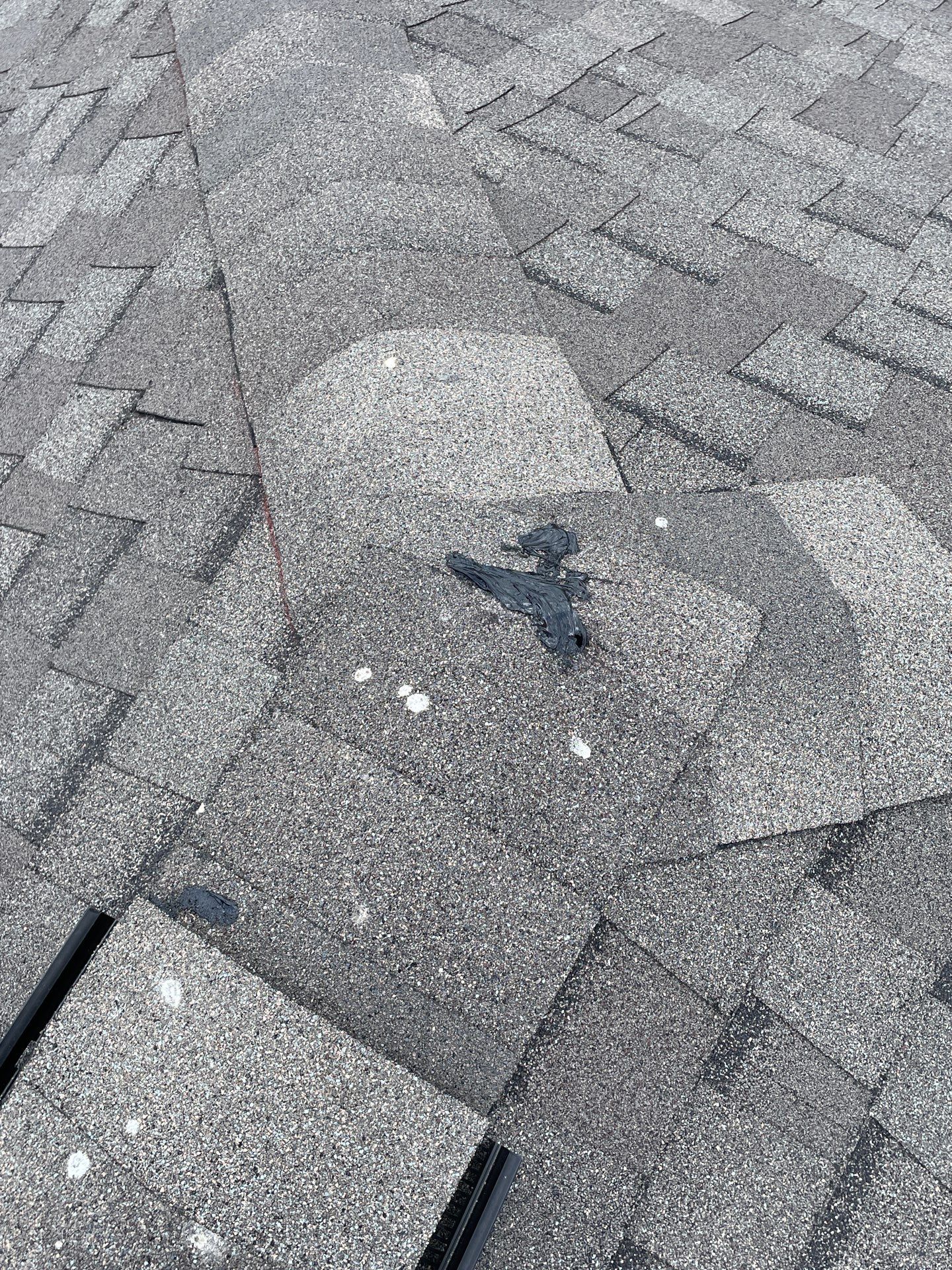 Hail Damage using Owen's Corning Duration (Lifetime) Shingles by Roof Repair Company