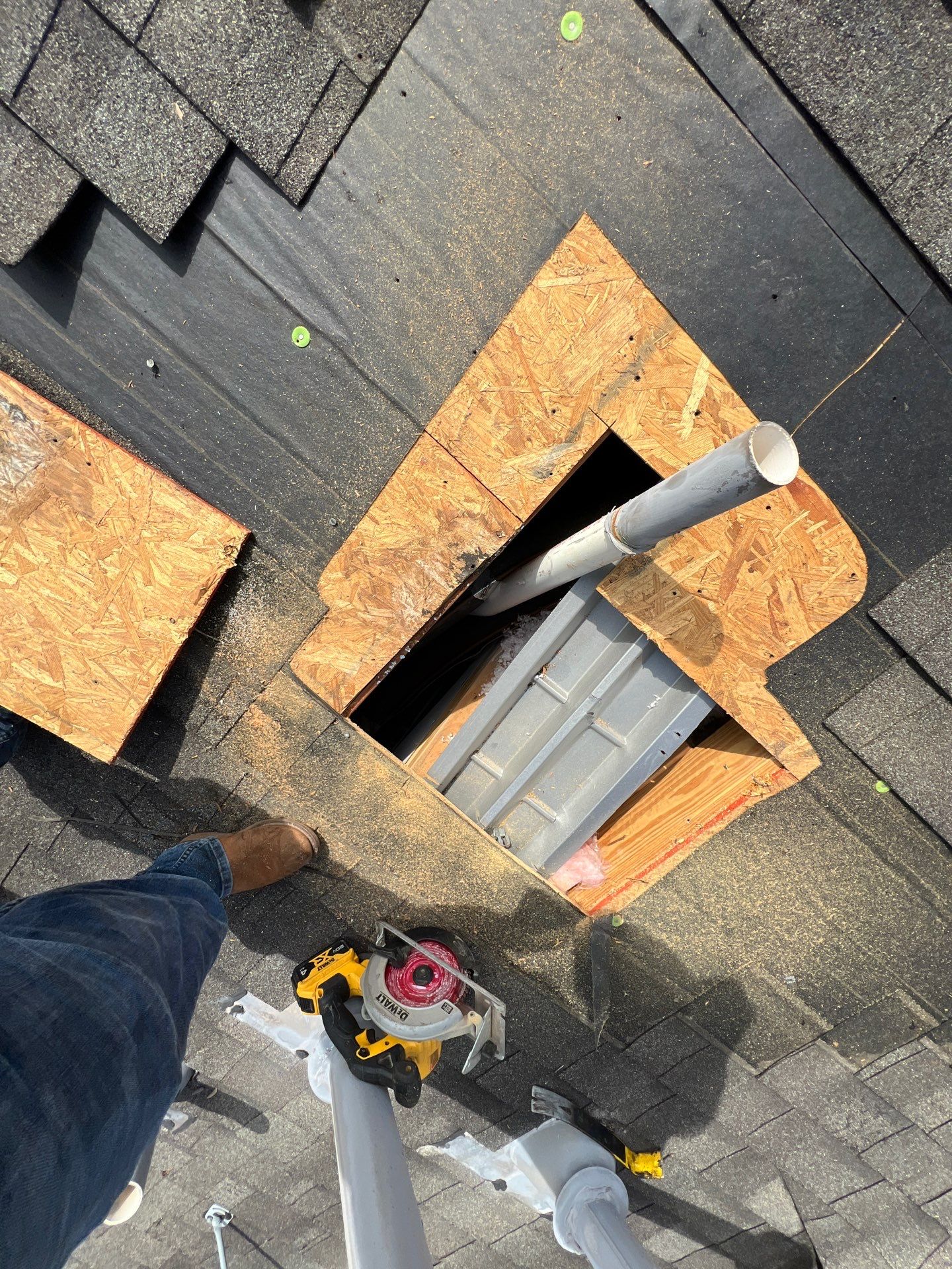 Hail Damage using Owen's Corning Duration (Lifetime) Shingles by Roof Repair Services LLC