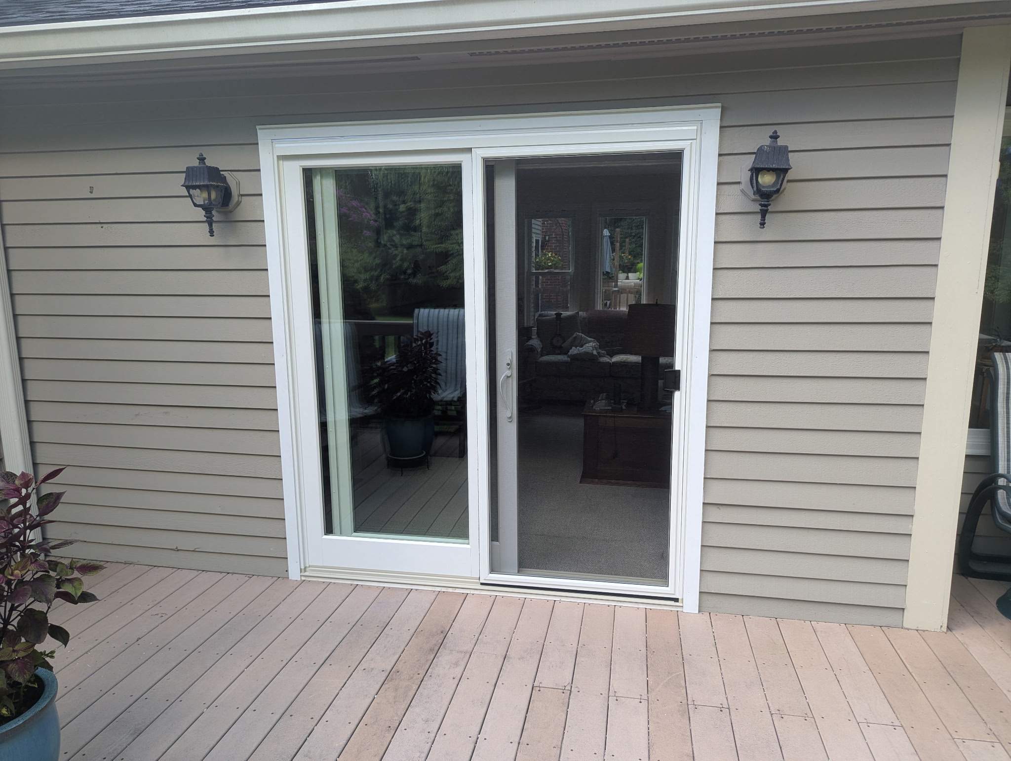Infinity by Marvin Sliding Patio Door Installation by DiGiorgi Roofing and Siding Inc