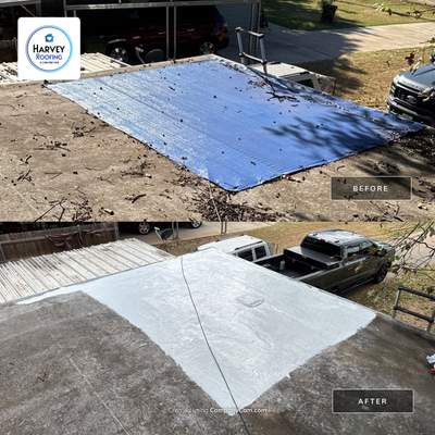 Residential Roofing Repair using TRP #924 Eterna-Sil Premium Silicone Roof Coating
