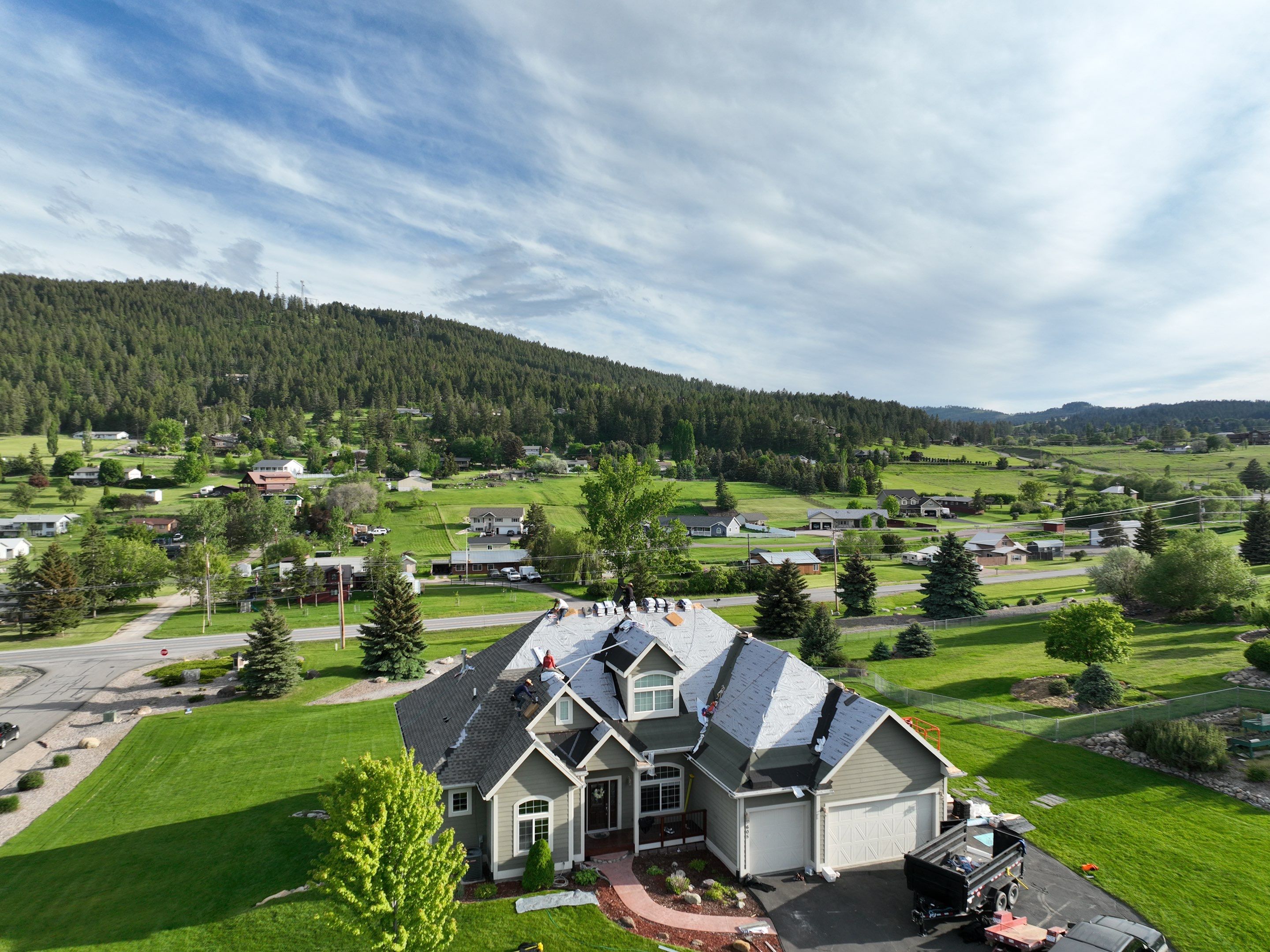 GAF Timberline HDZ - Weathered Wood by Montana Roofing Solutions