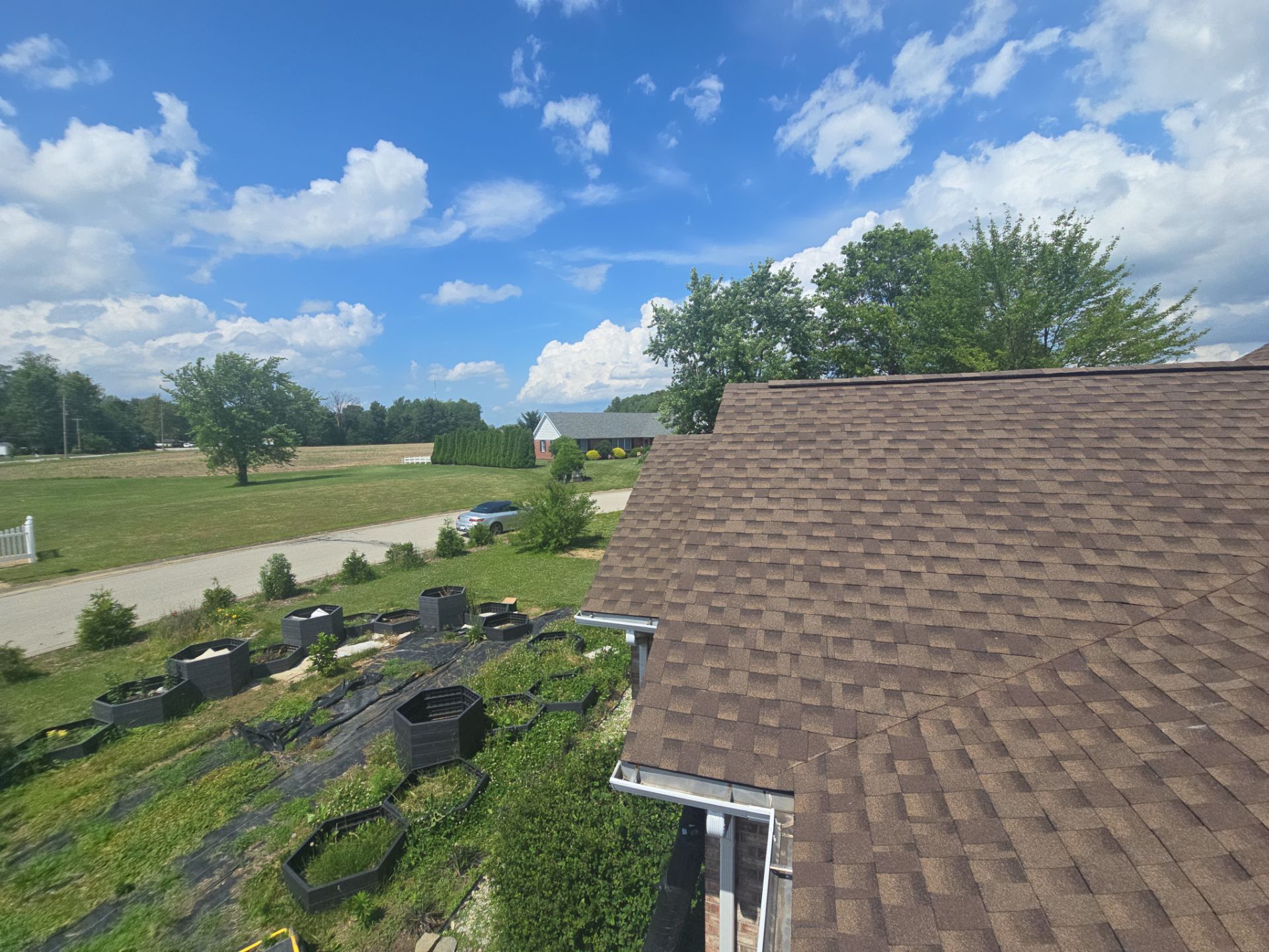 GAF Timberline HDZ Barkwood Shingle Roof Replacement in Versailles, IN by Empire Contractors