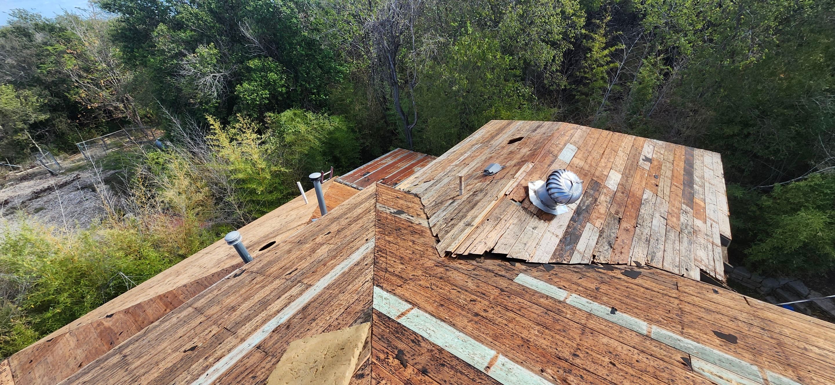 Asphalt Shingle Roof Repair and Decking Replacement in Austin by Caliber Restoration LLC