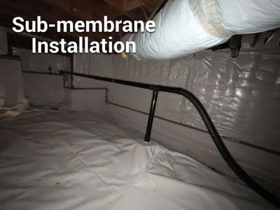 Sub-membrane Installation