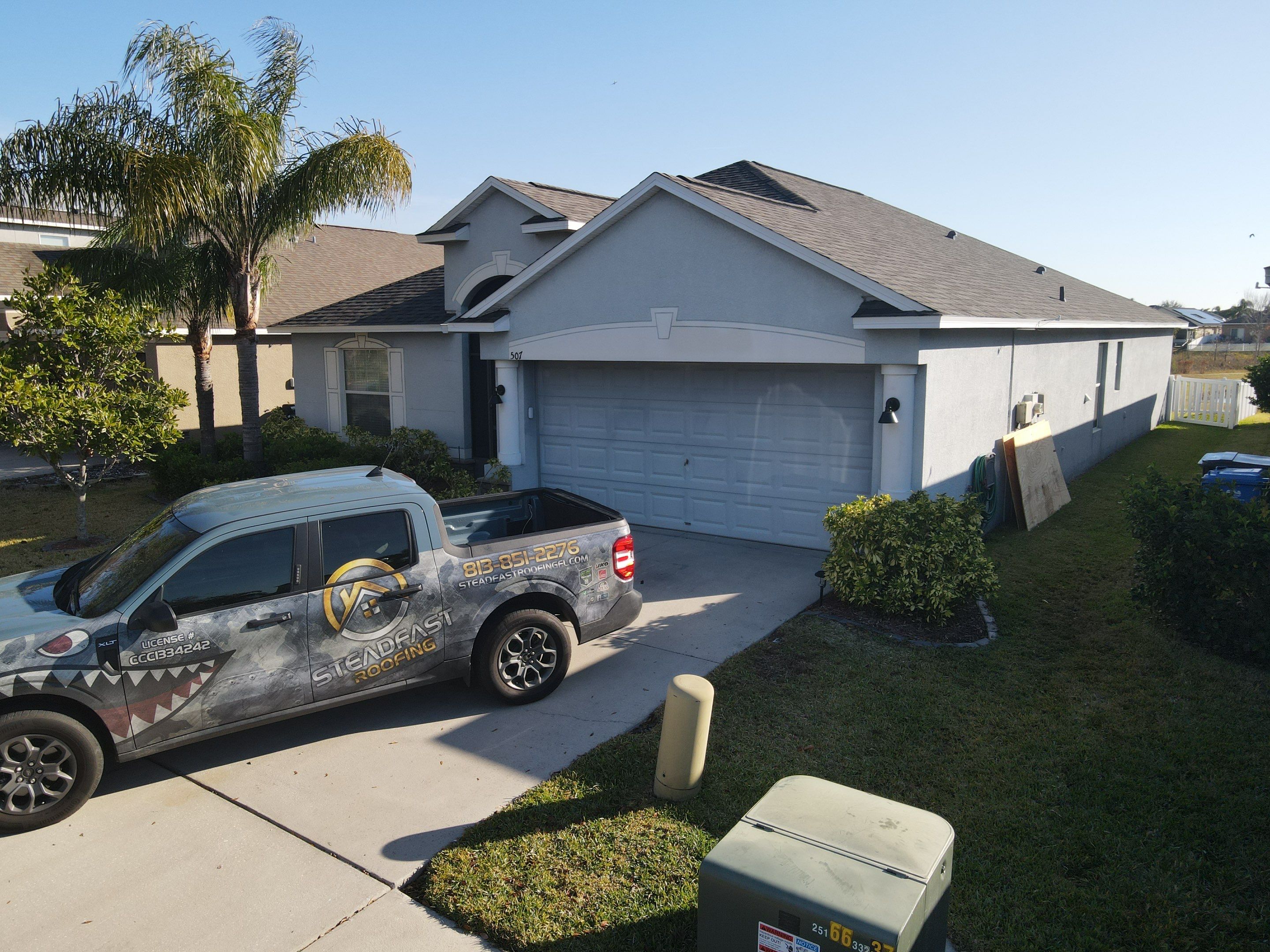 Roof Replacement in Ruskin FL. by Steadfast Roofing