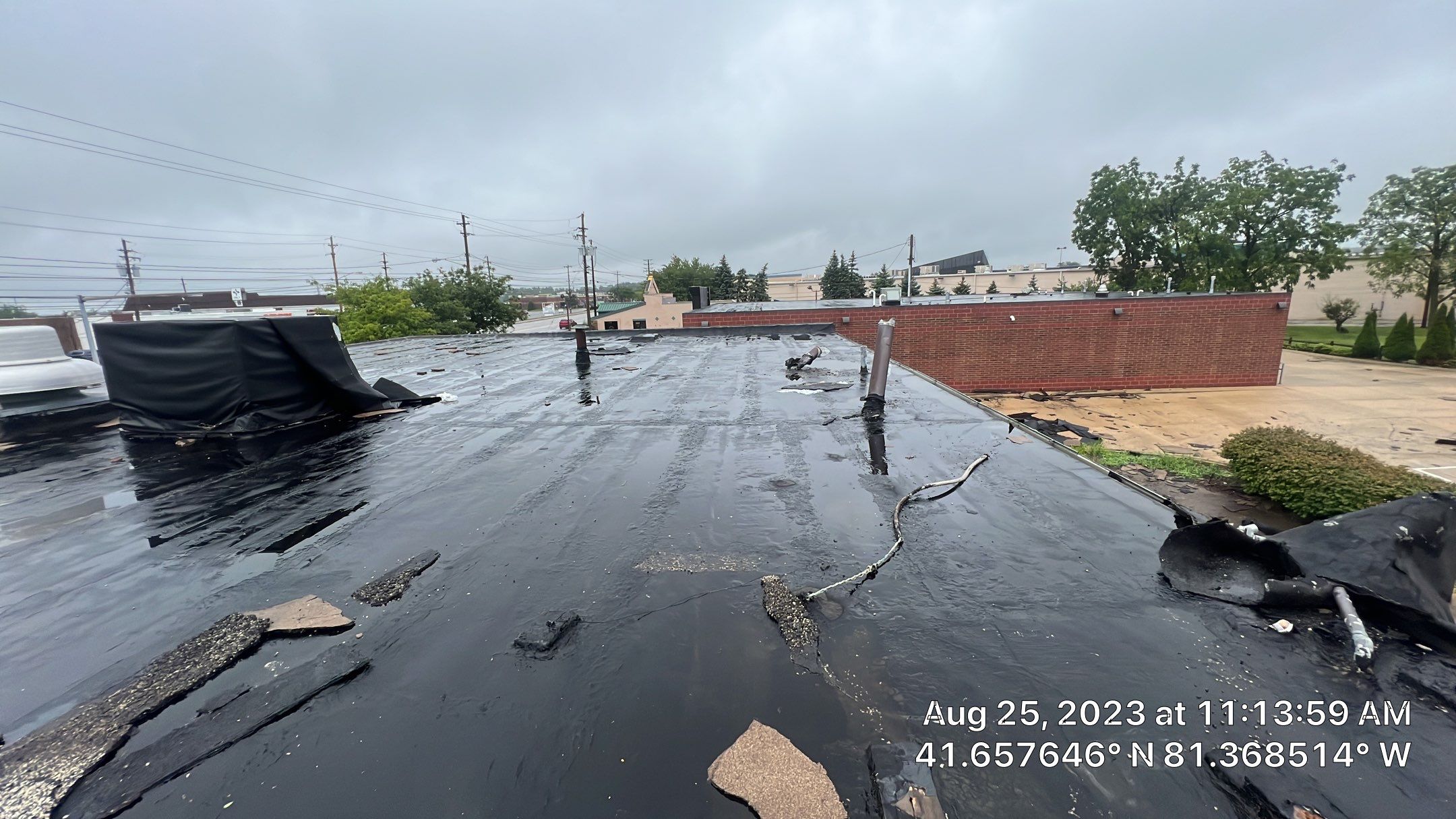 Flat Roof Install Mentor Ohio by Gold Star Roofing LLC 