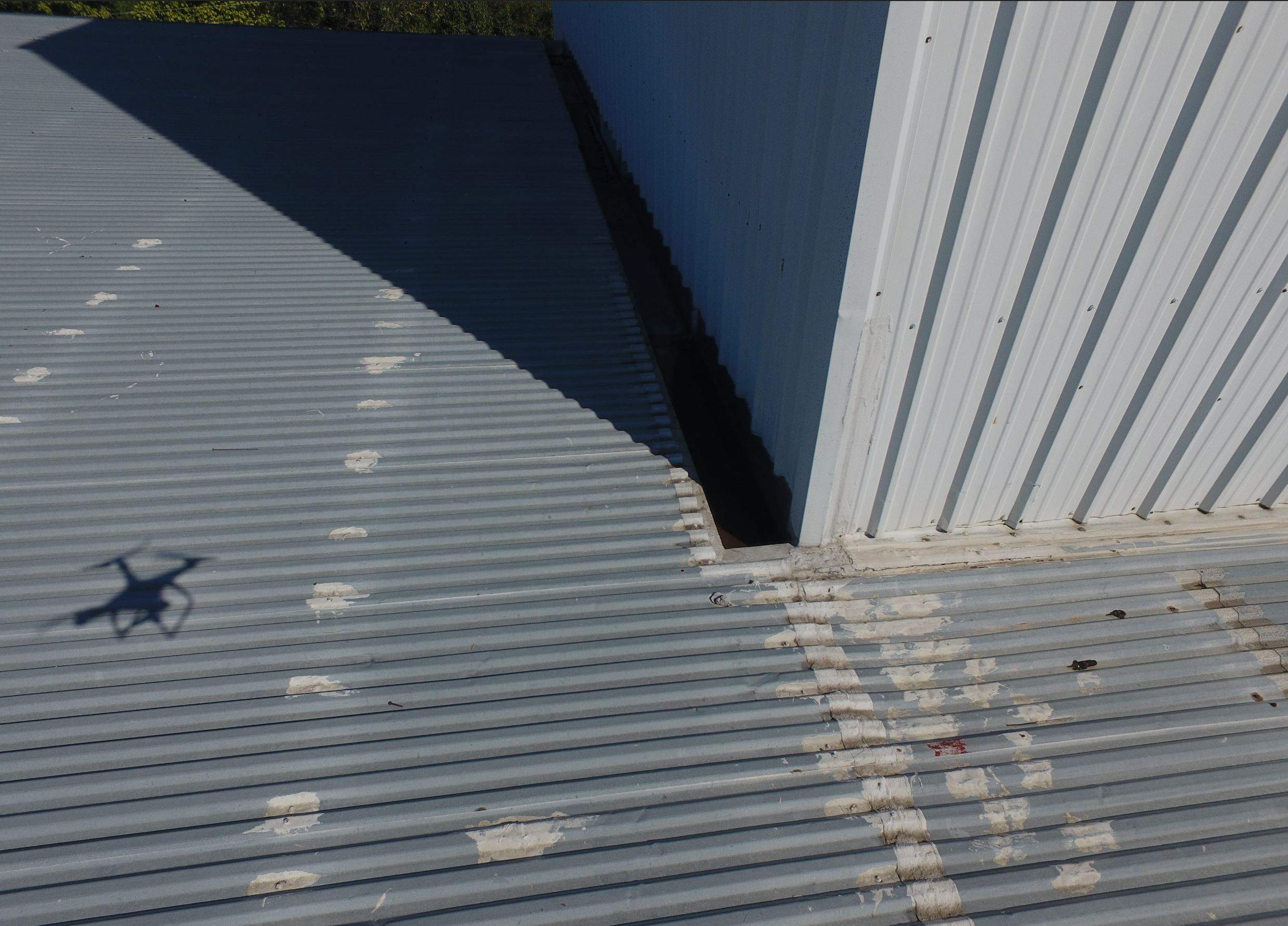 Commercial Metal Restoration System using Aldocoat Coatings by Hostetler Roofing