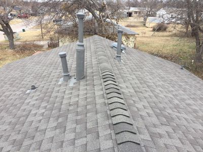 vent stack & solar tube in Warr Acres