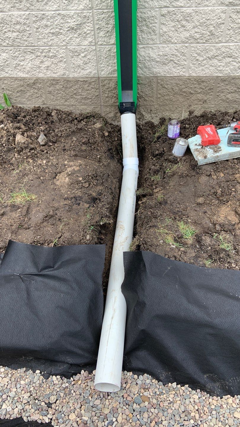 French Drain Installation – Fridley Dollar Tree by Waterproofing Northeast