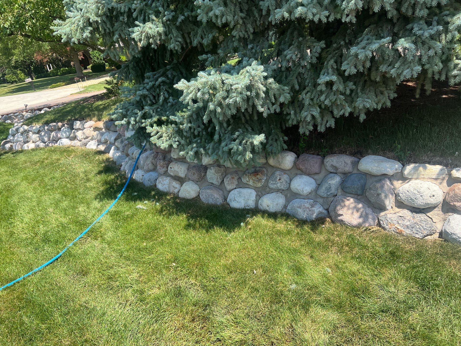 Rust removal by Northern Power Washing LLC.