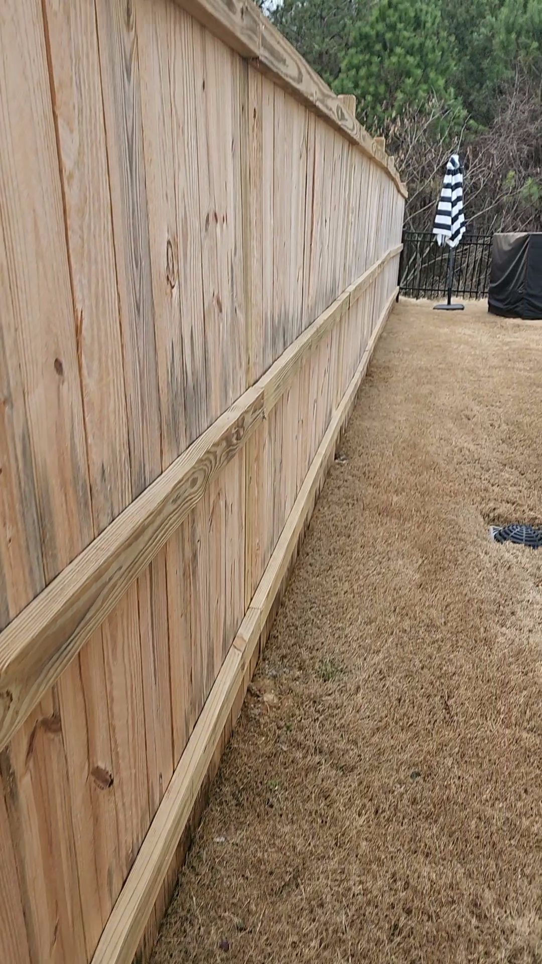 Fence Staining using Cape Cod Grey by SSE by Titans of Timber Fence & Stain