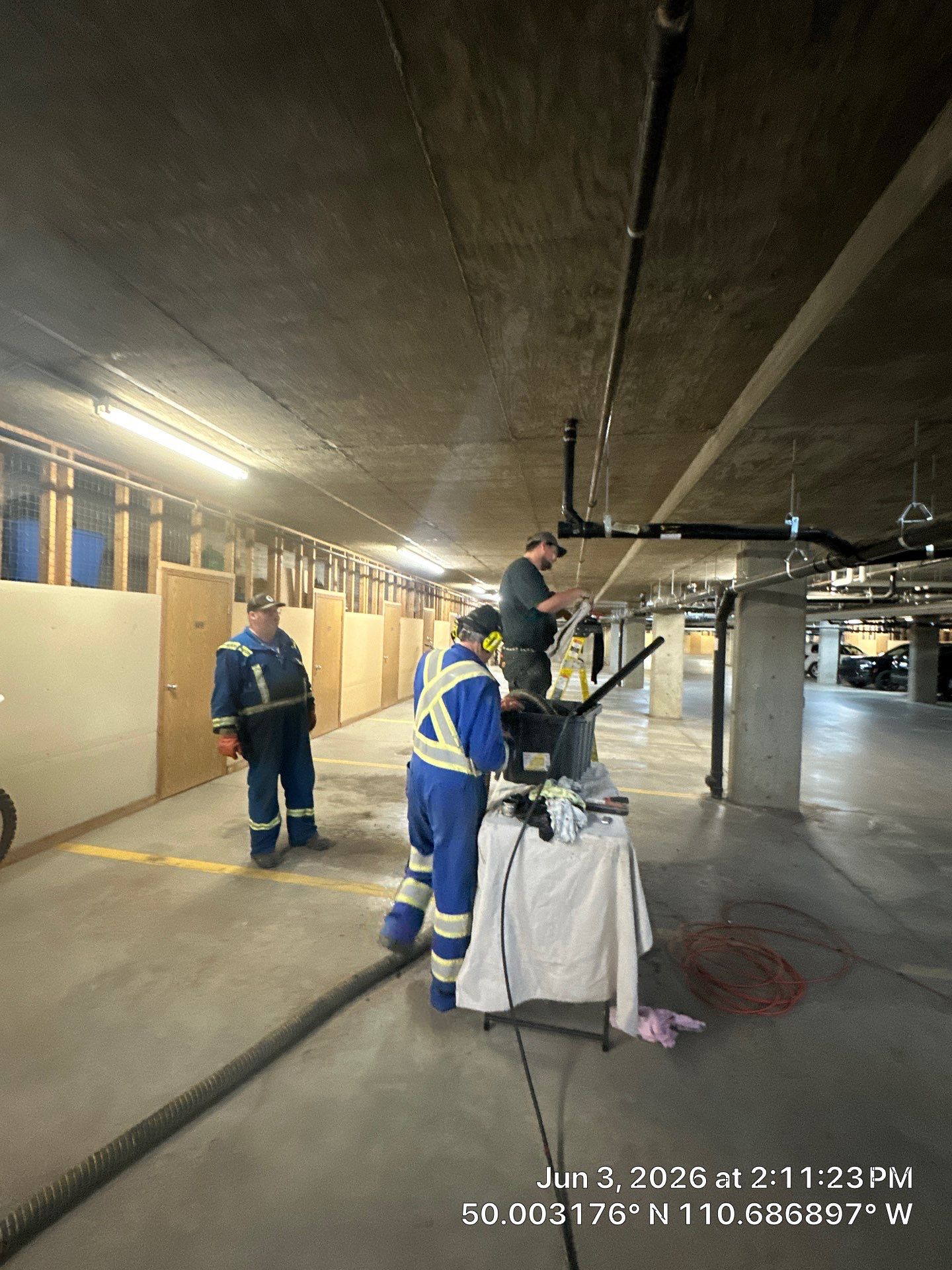 Multi-Story Condo Drain Line Cleaning and Stack Flushing in Medicine Hat by Septic Medic Inc.