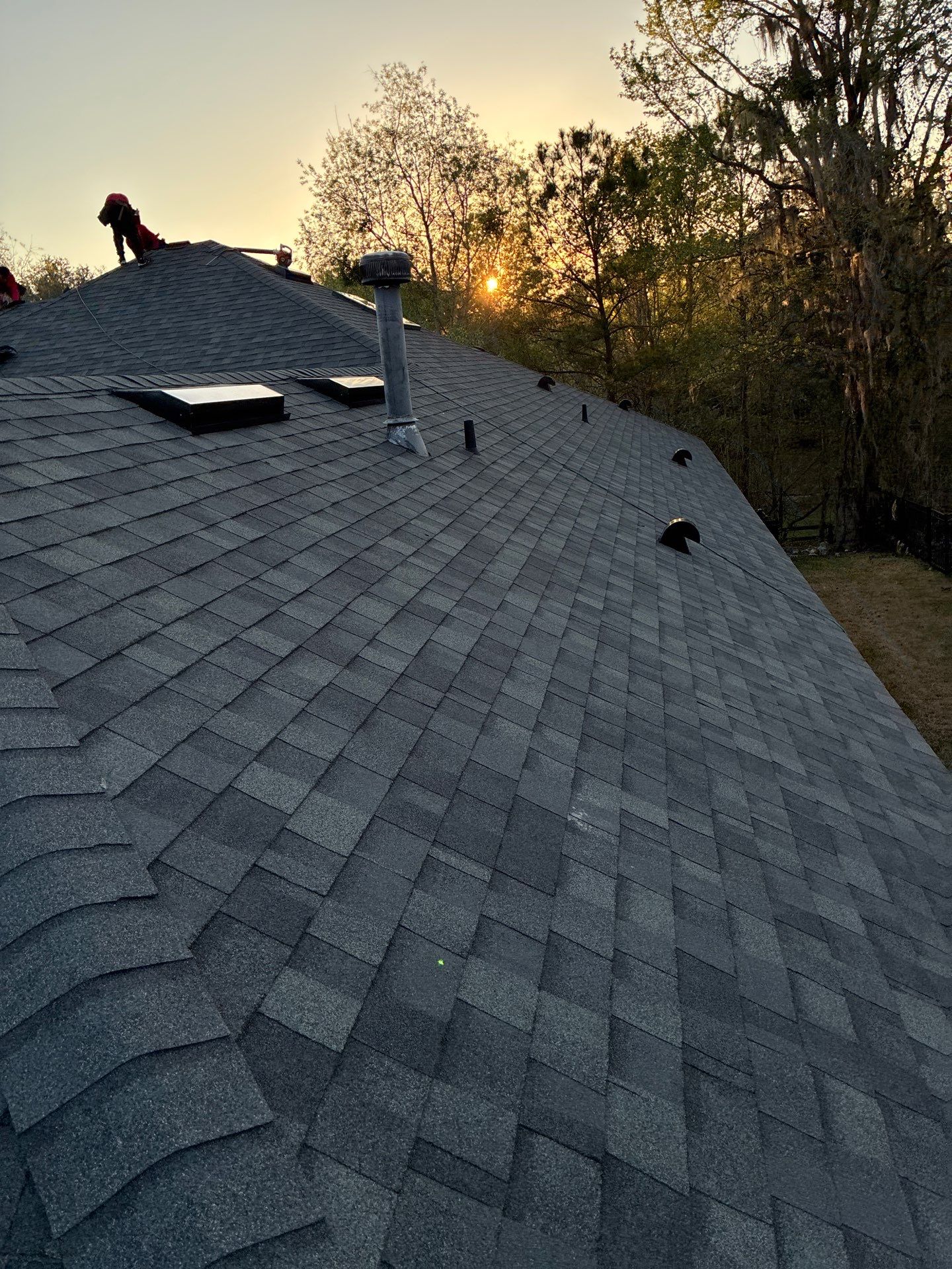Reroofing hail damage in Gainesville, FL by Brehm Roofing