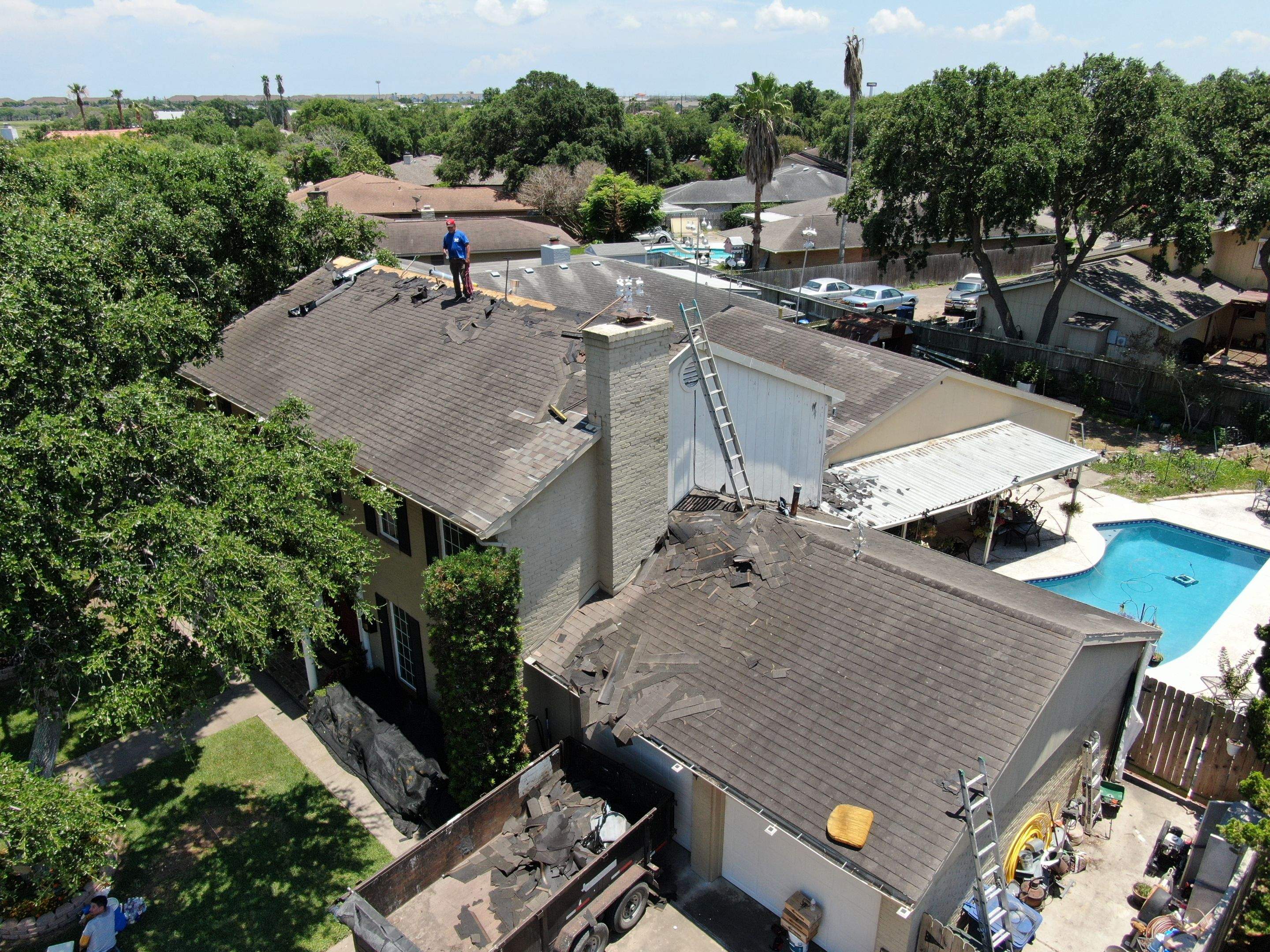 Its to Hot! Insulate this roof by Bayfront Roofing and Construction