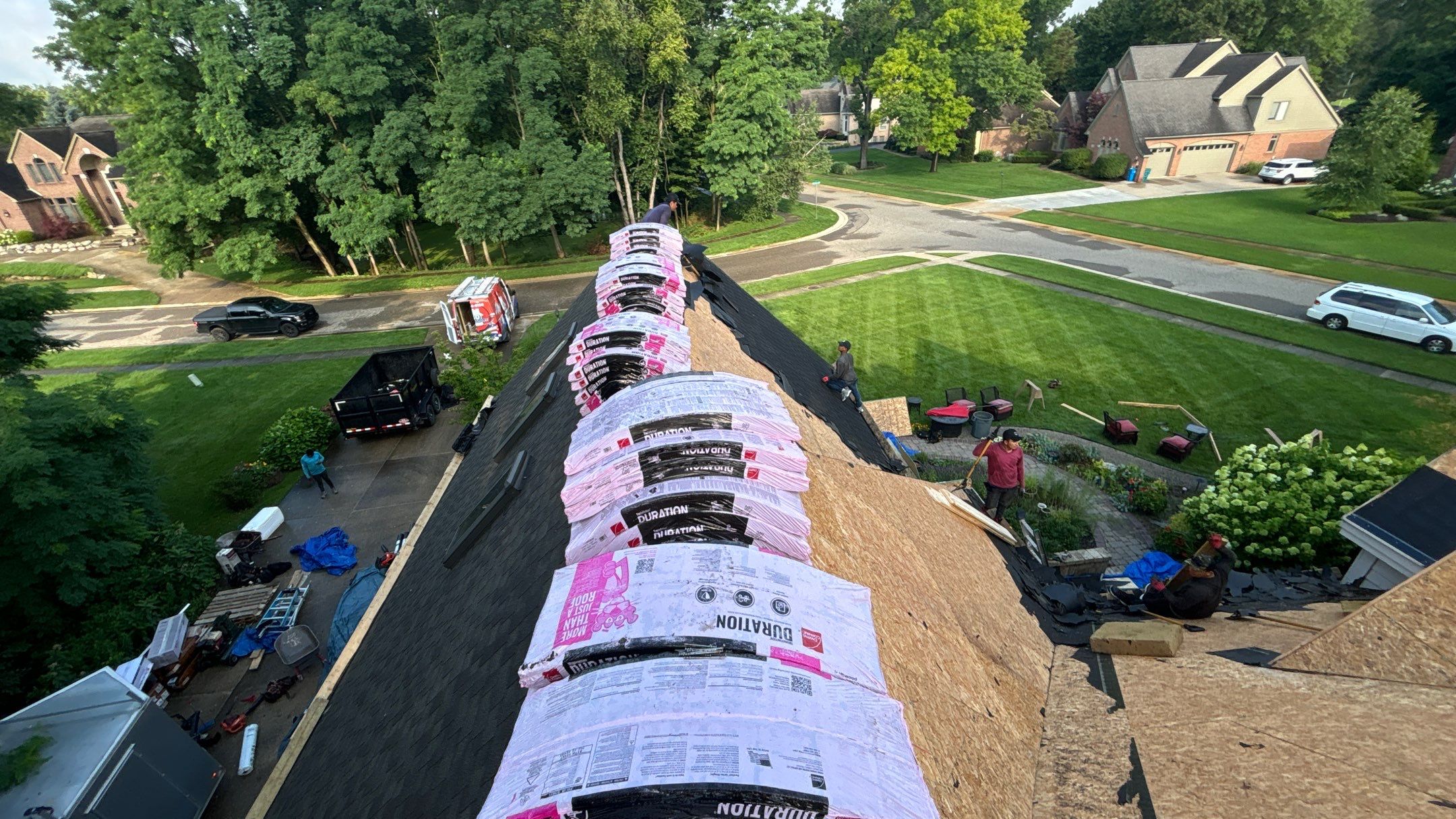 Roof Replacement using Owens Corning Duration by 180 Contractors
