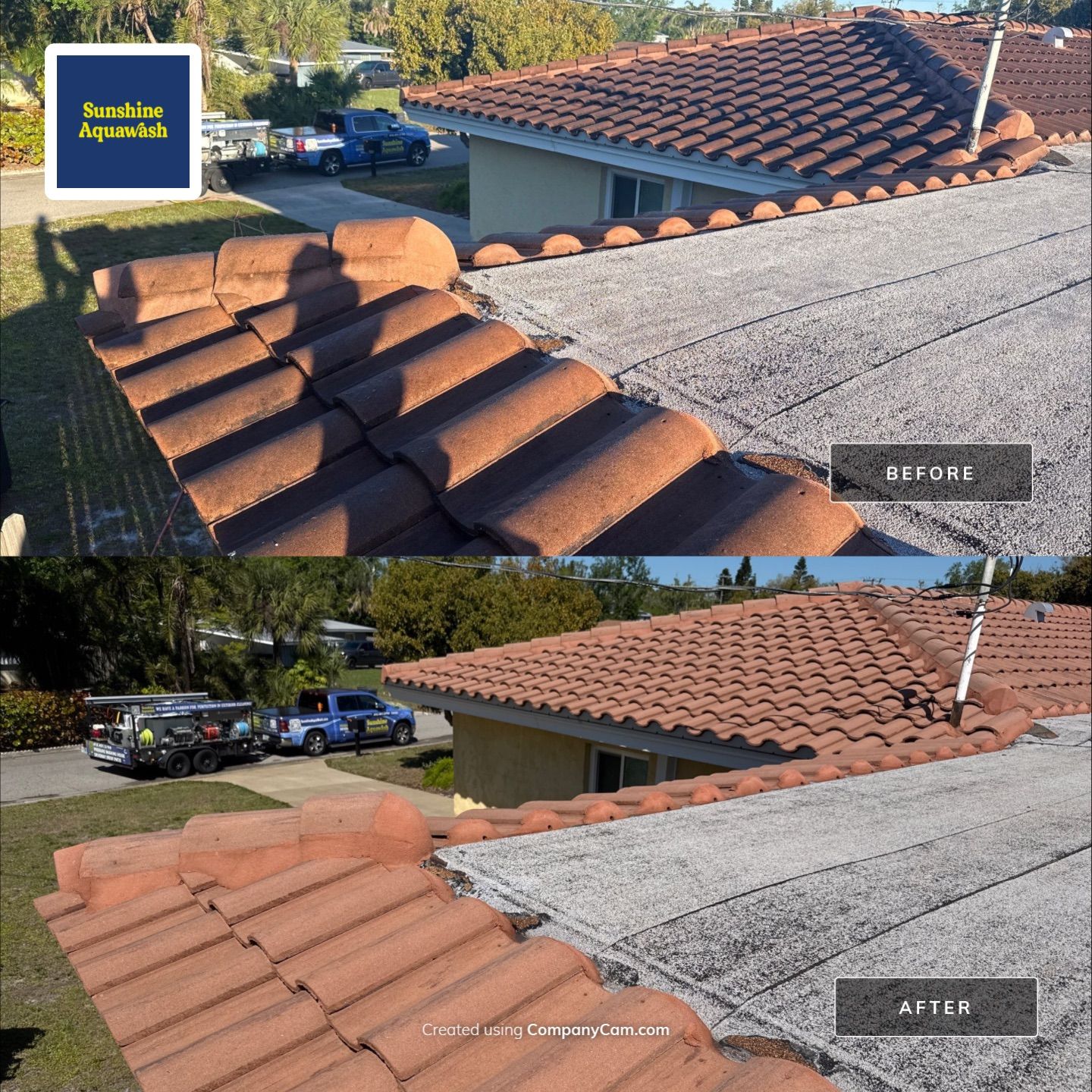 Full Exterior Cleaning Before Painting – Sarasota, FL (Near Sarasota Airport) by Sunshine AquaWash