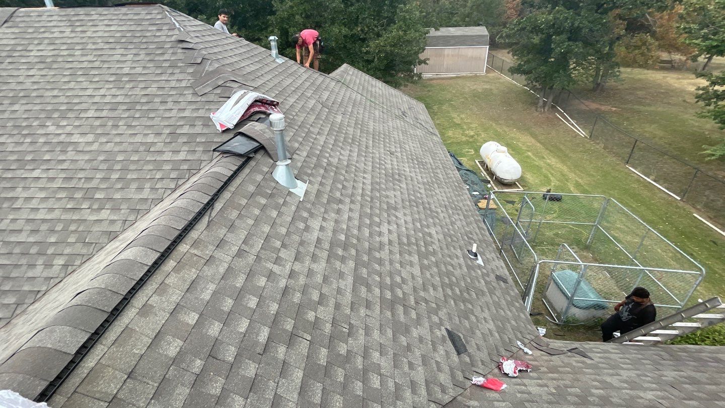 Residential Roofing Installation using GAF Natural Shadow  by A & H Roofing and Contracting
