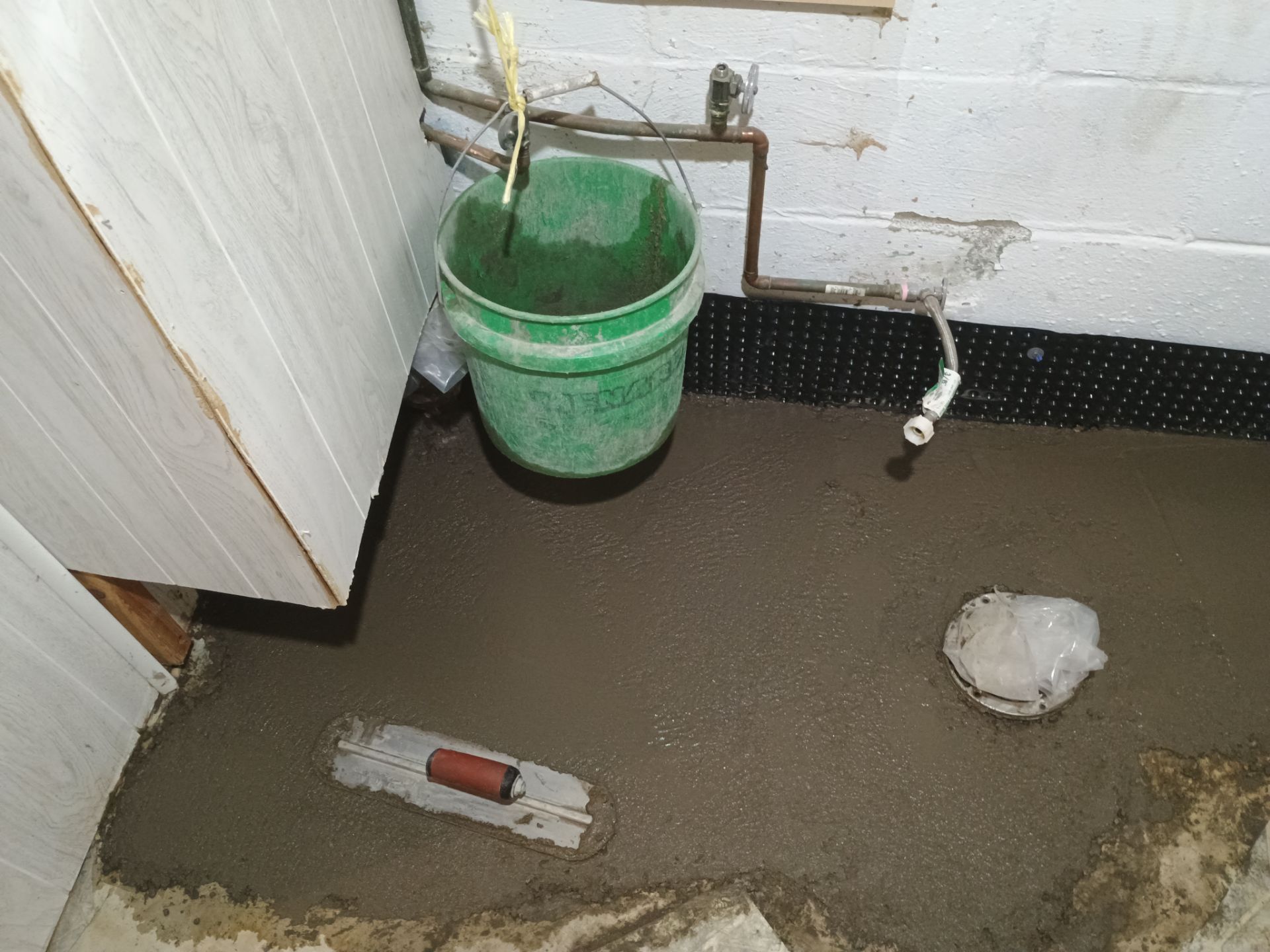 Drain Tile & a Sump Pump for our Property Management Partner by Waterproofing Northeast