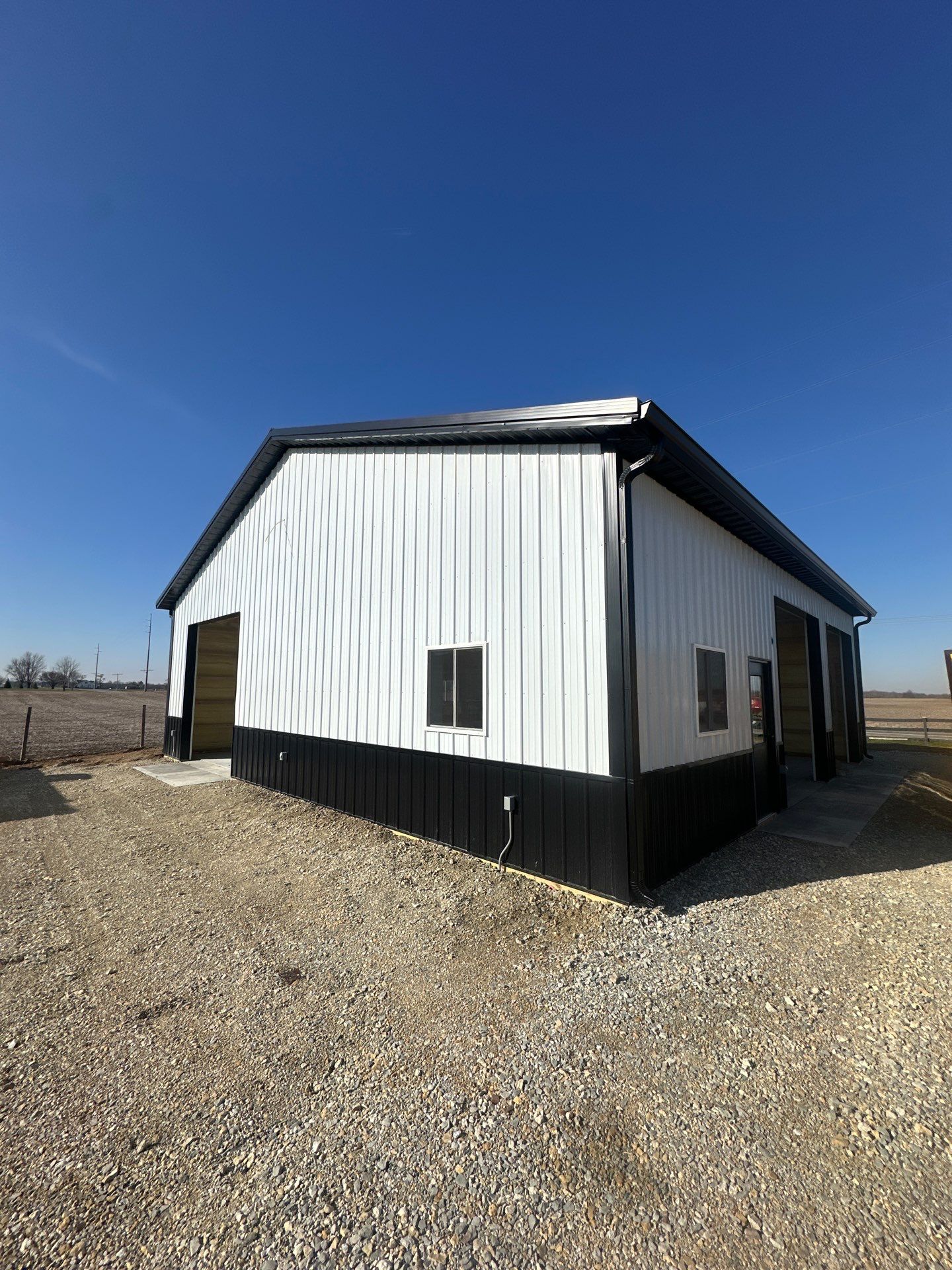40'x40'x12' Garage by The Barn Builders 