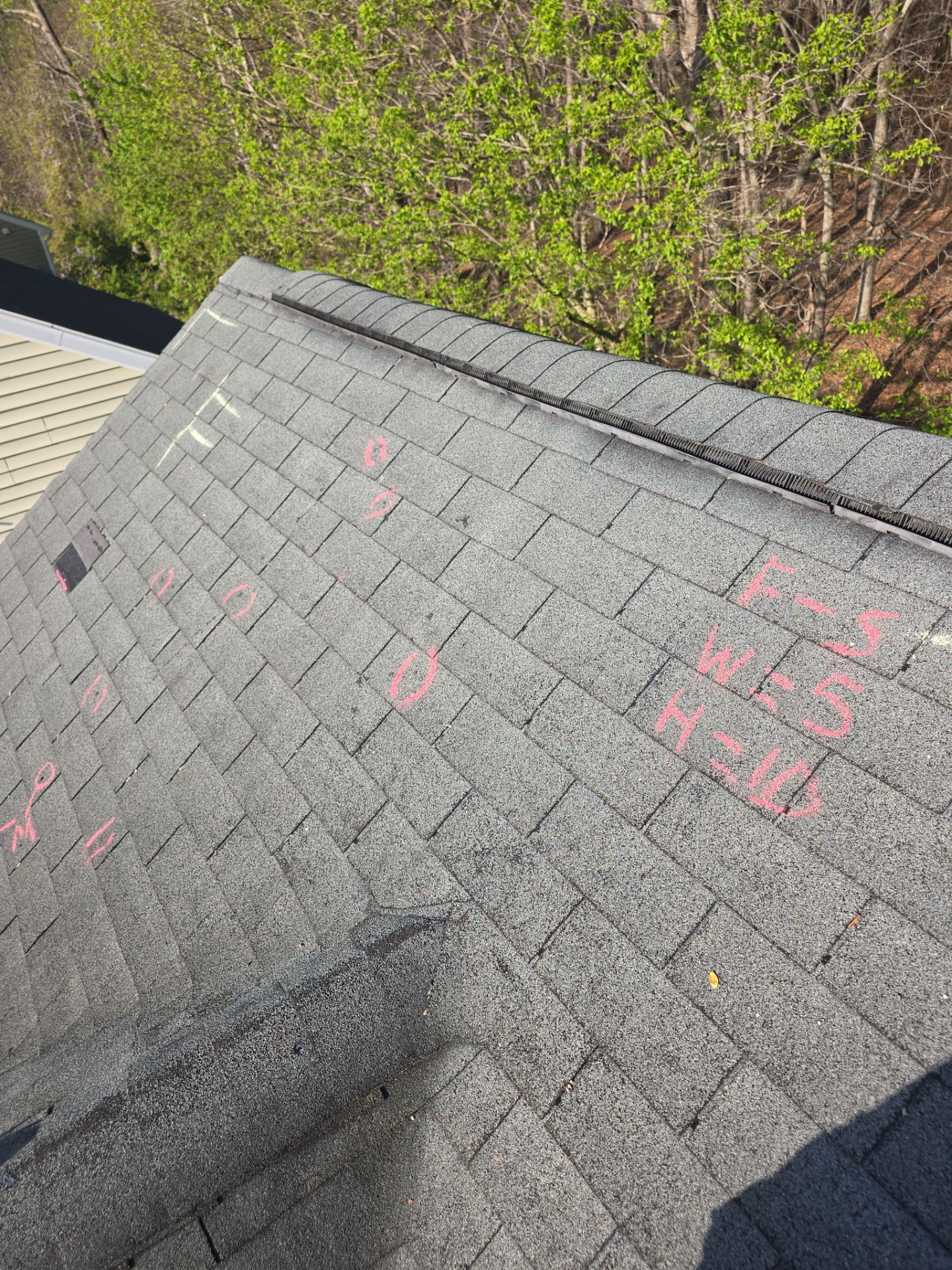 Roof replacement by hail damage by Just Brilliant Restoration JBR