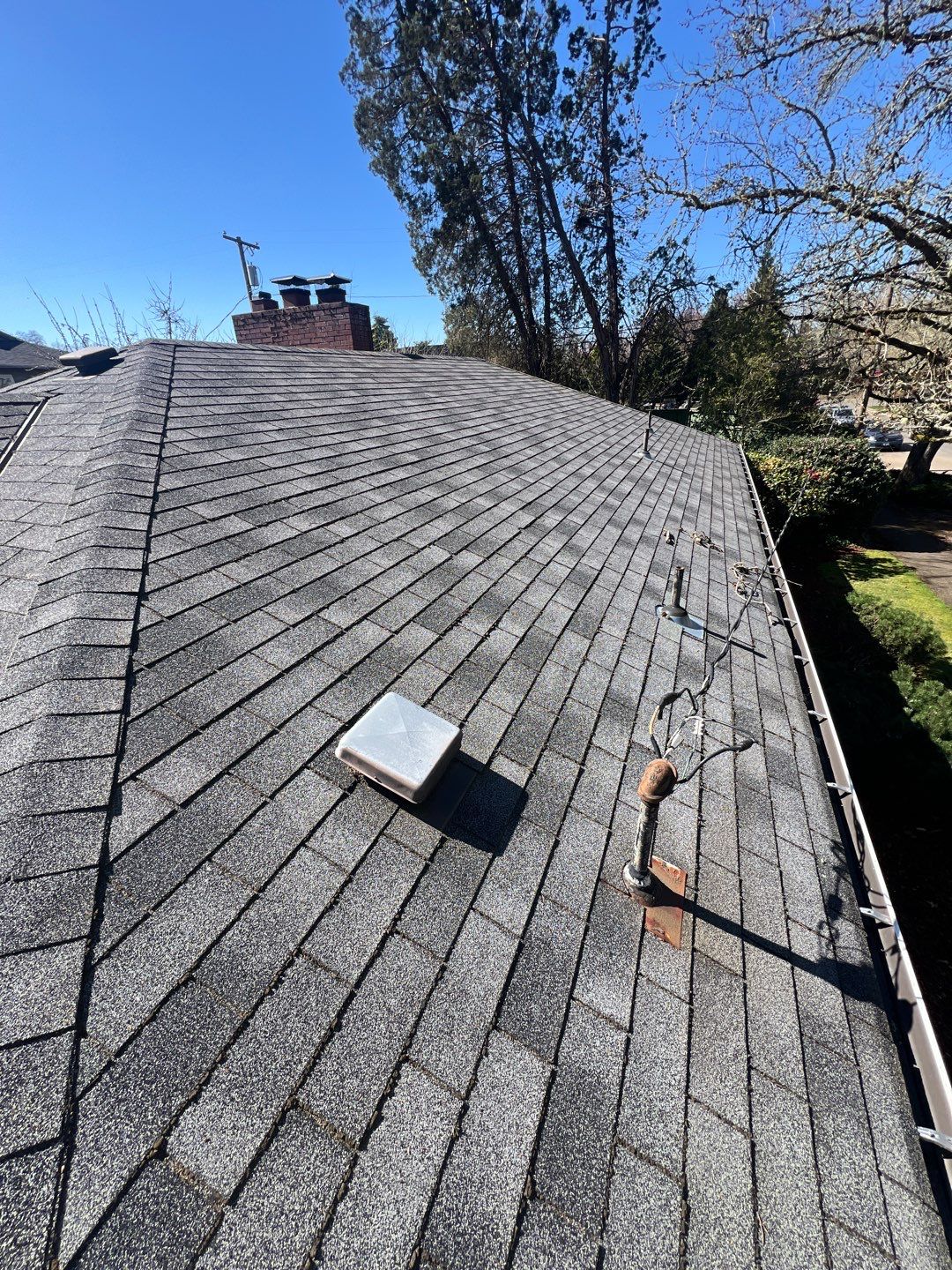 Residential Roofing Installation using IKO Dynasty (Color: Summit Grey) by Orezona Building & Roofing Company, Inc.