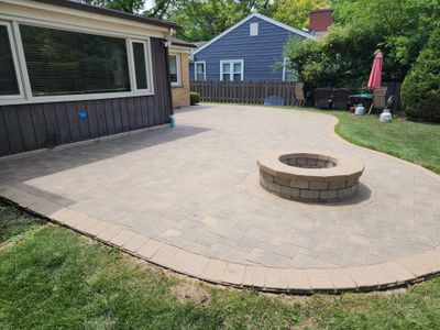 Brick Paver cleaning and sealing