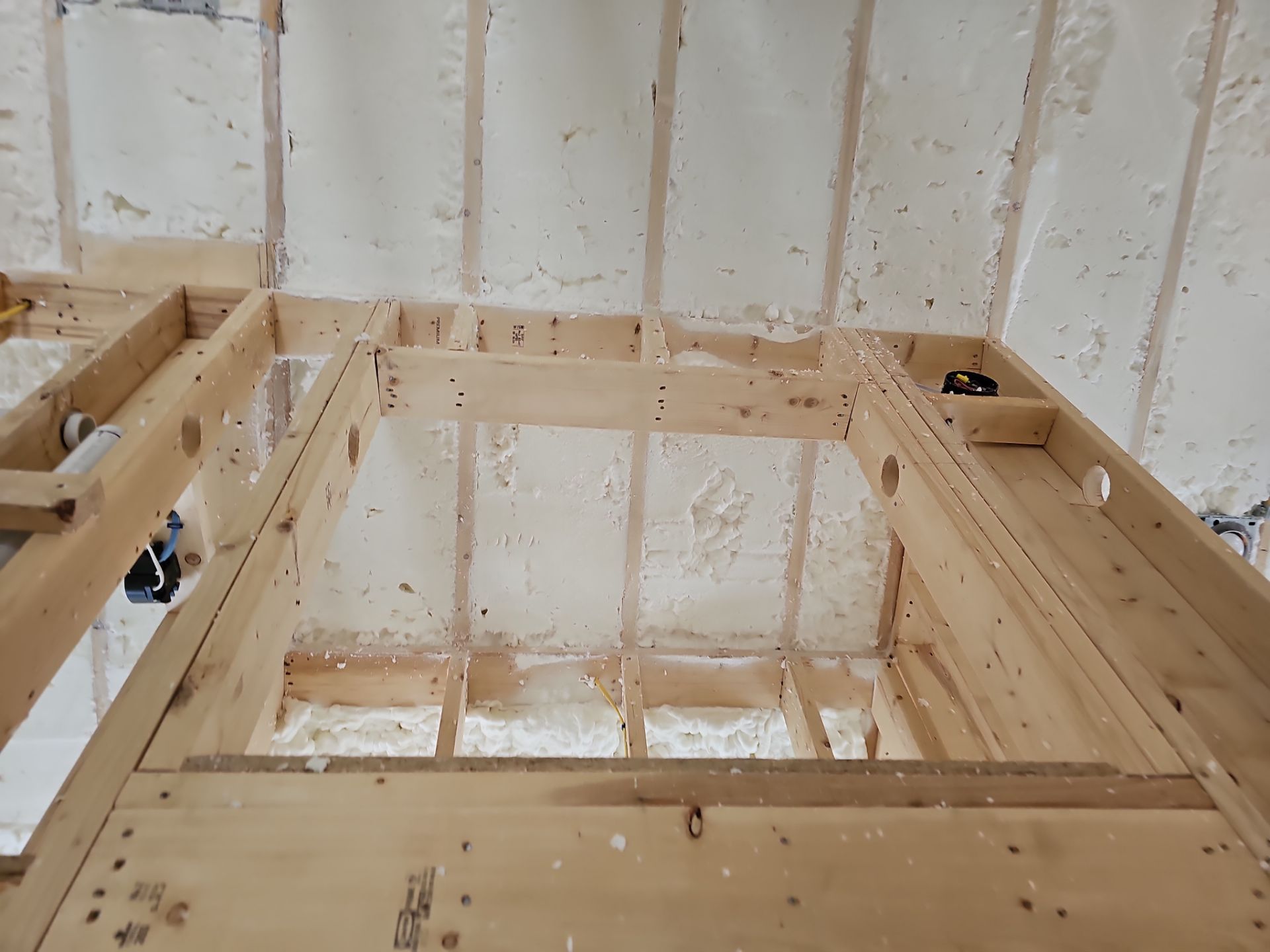 Spray Foam Insulation using open cell spray foam by NYS Foam & Energy