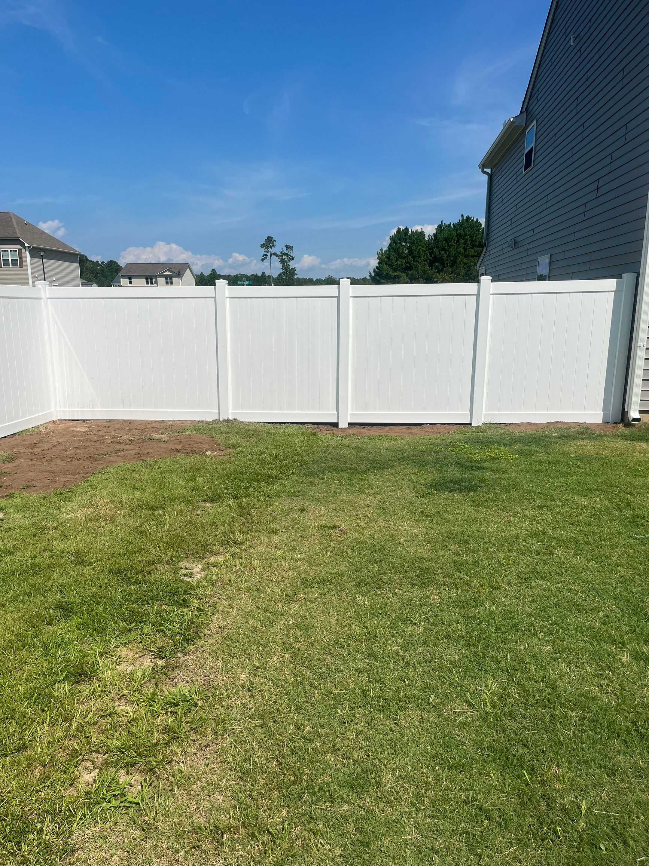 Hamilton Vinyl Privacy Project in Havelock by Superior Fence and Rail