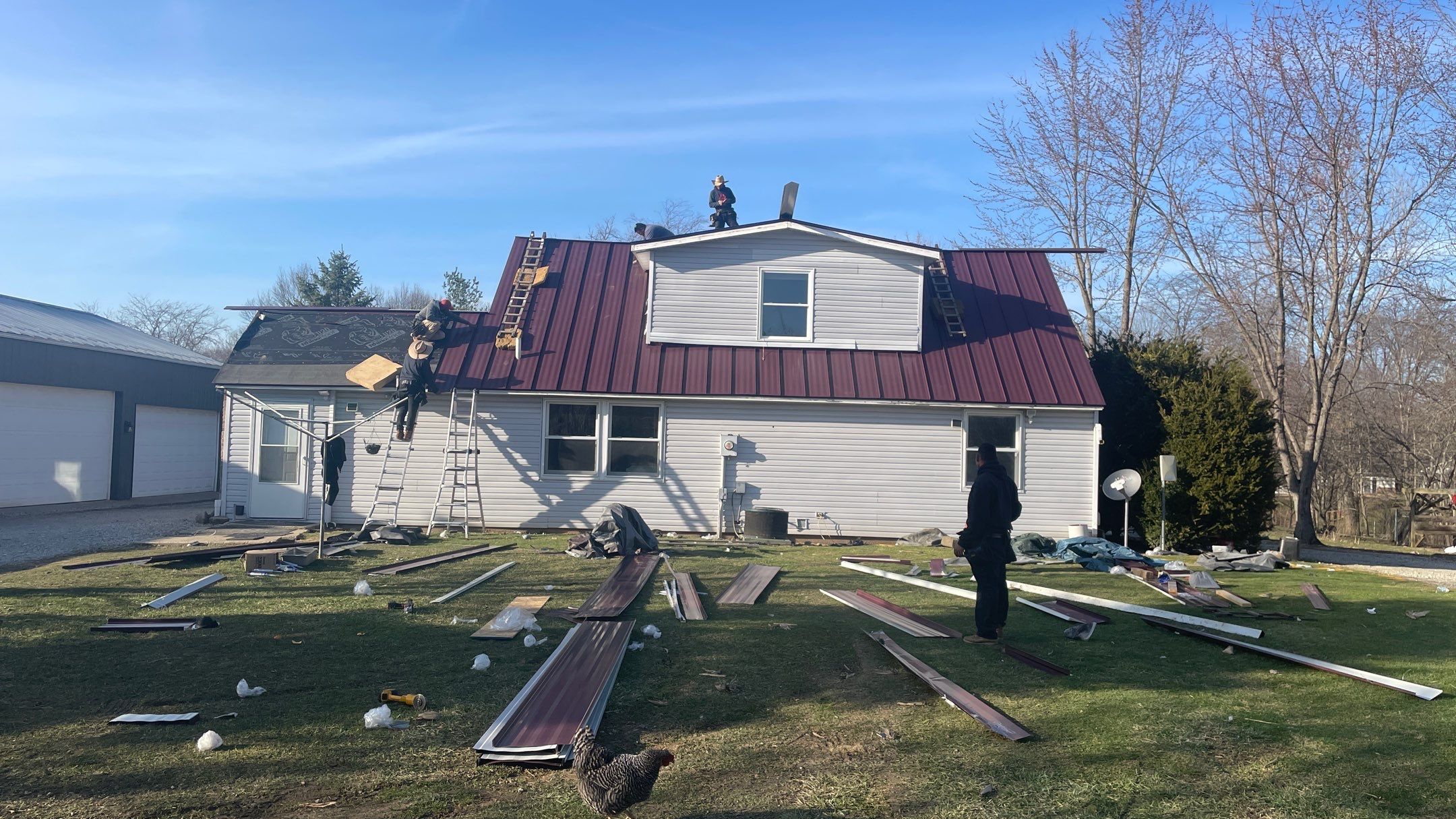 Project in Muncie, IN by Rodeffer Roofing INC