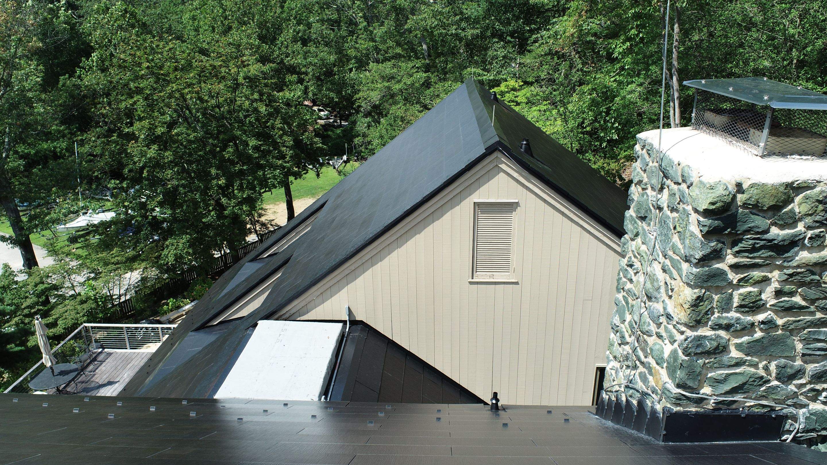 Tesla Solar Roof install Severn River by American Home Contractors