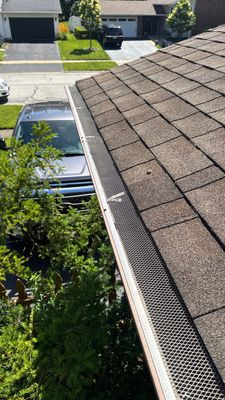 Turtle Shell gutter protection installation in Woodridge, IL 60517, photograph 2