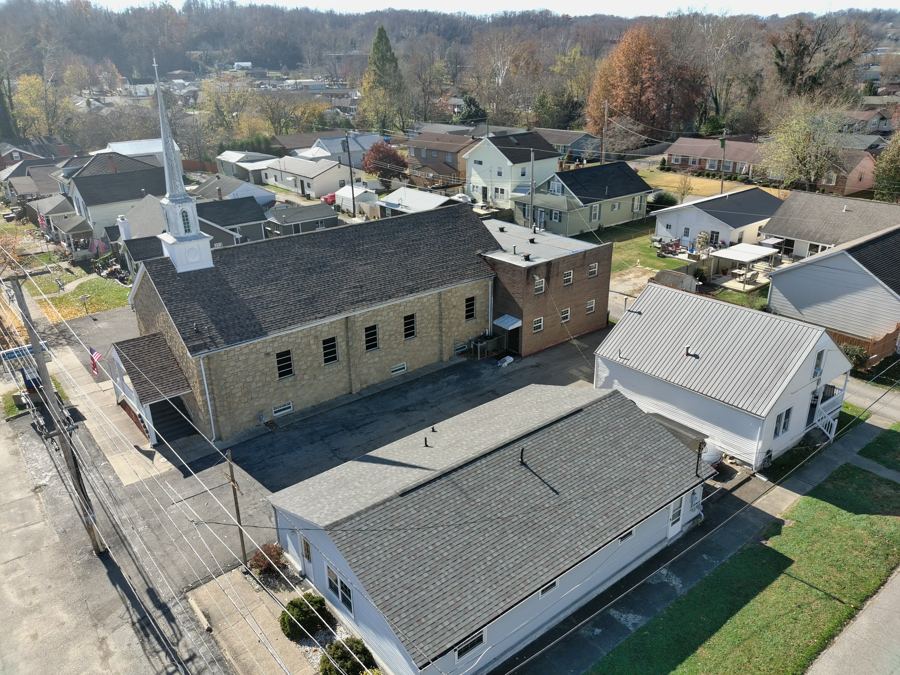 Commercial Roofing Installation using Performance Shingles by Mr. Roofer
