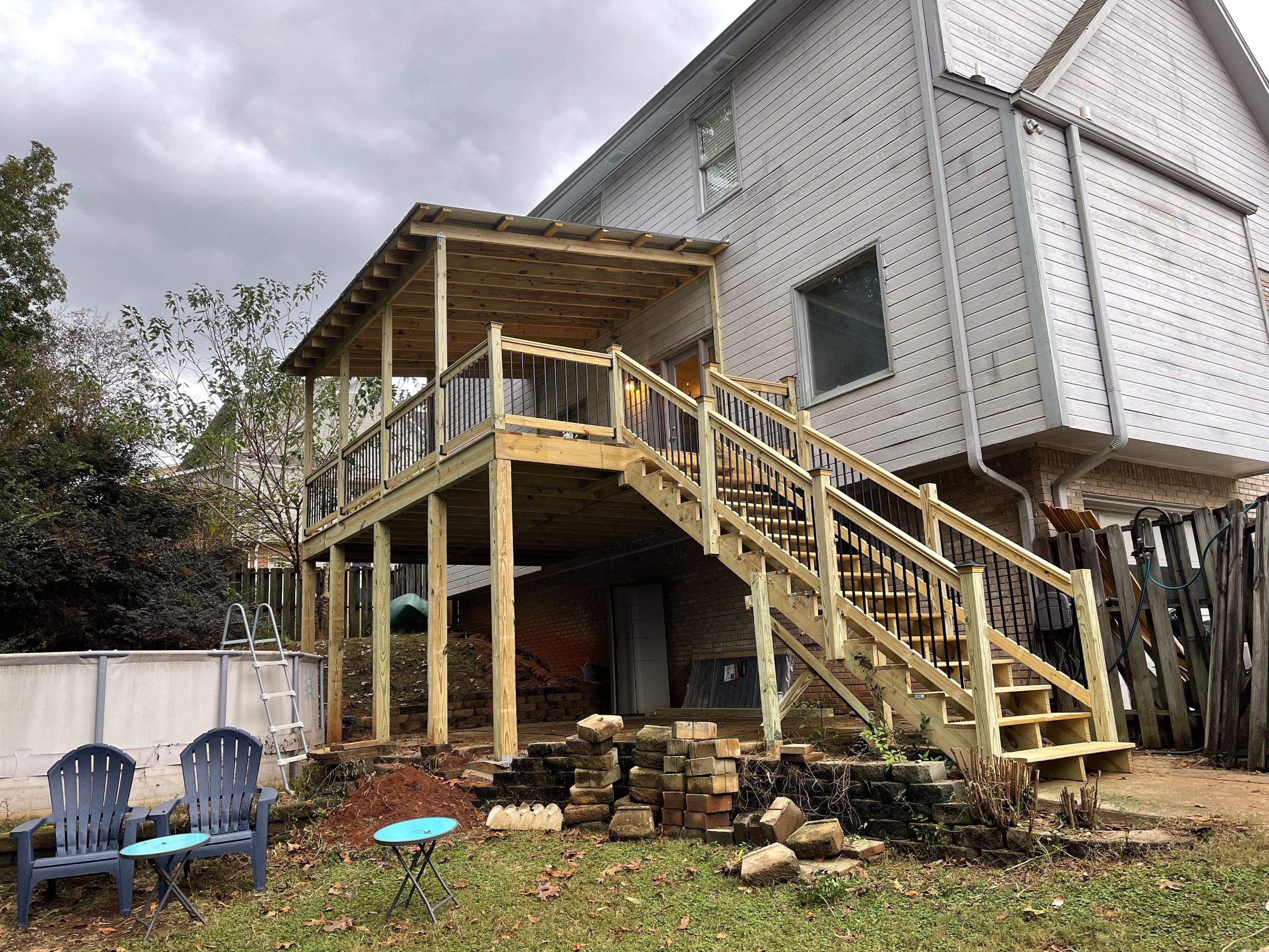 Balmoral Estates Screened Deck  by Pillar and Pine