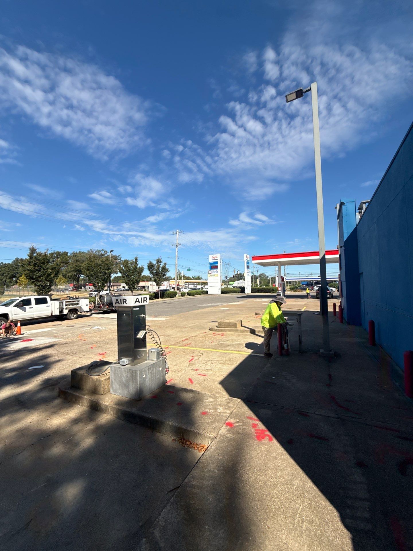 Underground Utility Locating for Memphis Commercial Site by Alsip Locating Service, LLC