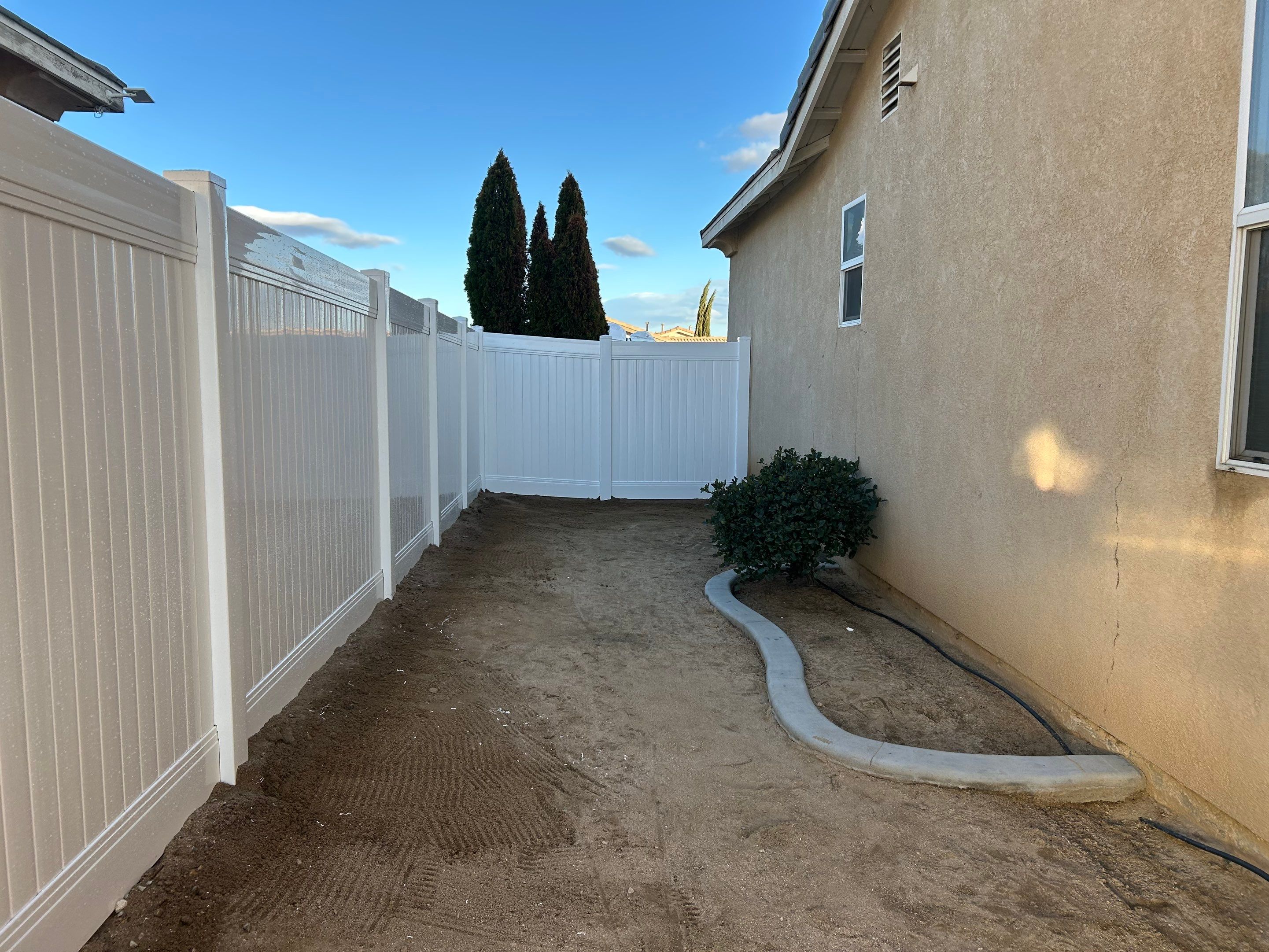 6ft White Privacy Vinyl by Fence Guys Inc.
